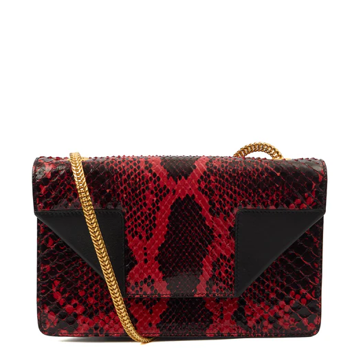 Picture of Saint Laurent Shoulder Bag Betty- small  in Print, Python Leather