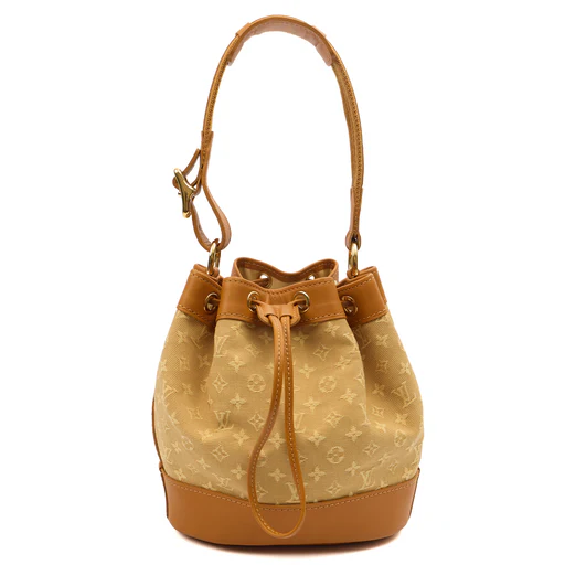 Picture of Louis Vuitton Bucket Bag Mini Lin Noe in Mini Lin Beige, Canvas