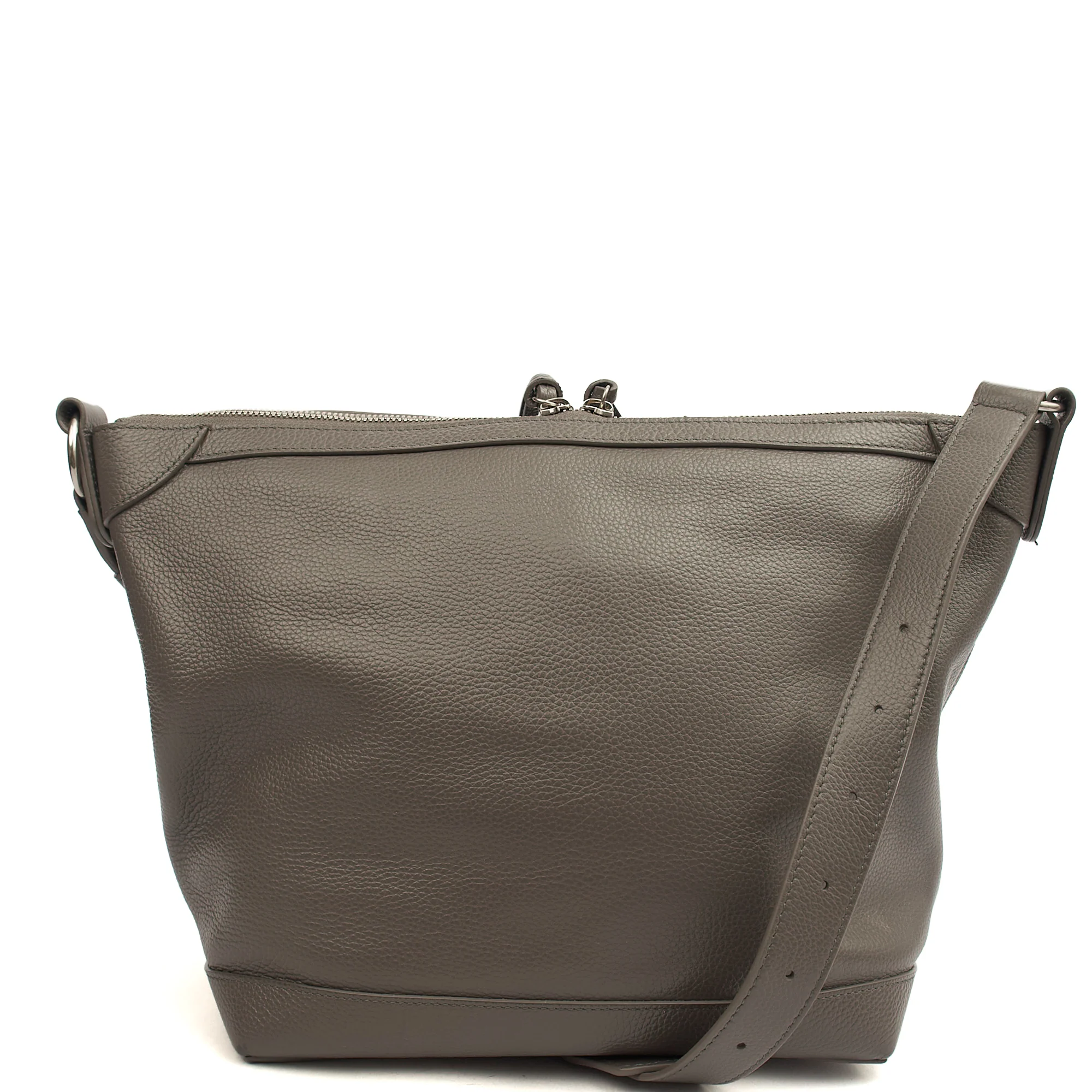 Picture of Balenciaga Cross Body Classic Day Hobo in Grey, Veau (Calfskin)