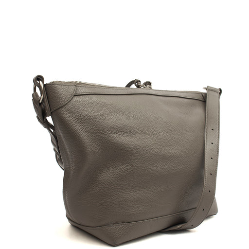 Picture of Balenciaga Cross Body Classic Day Hobo in Grey, Veau (Calfskin)