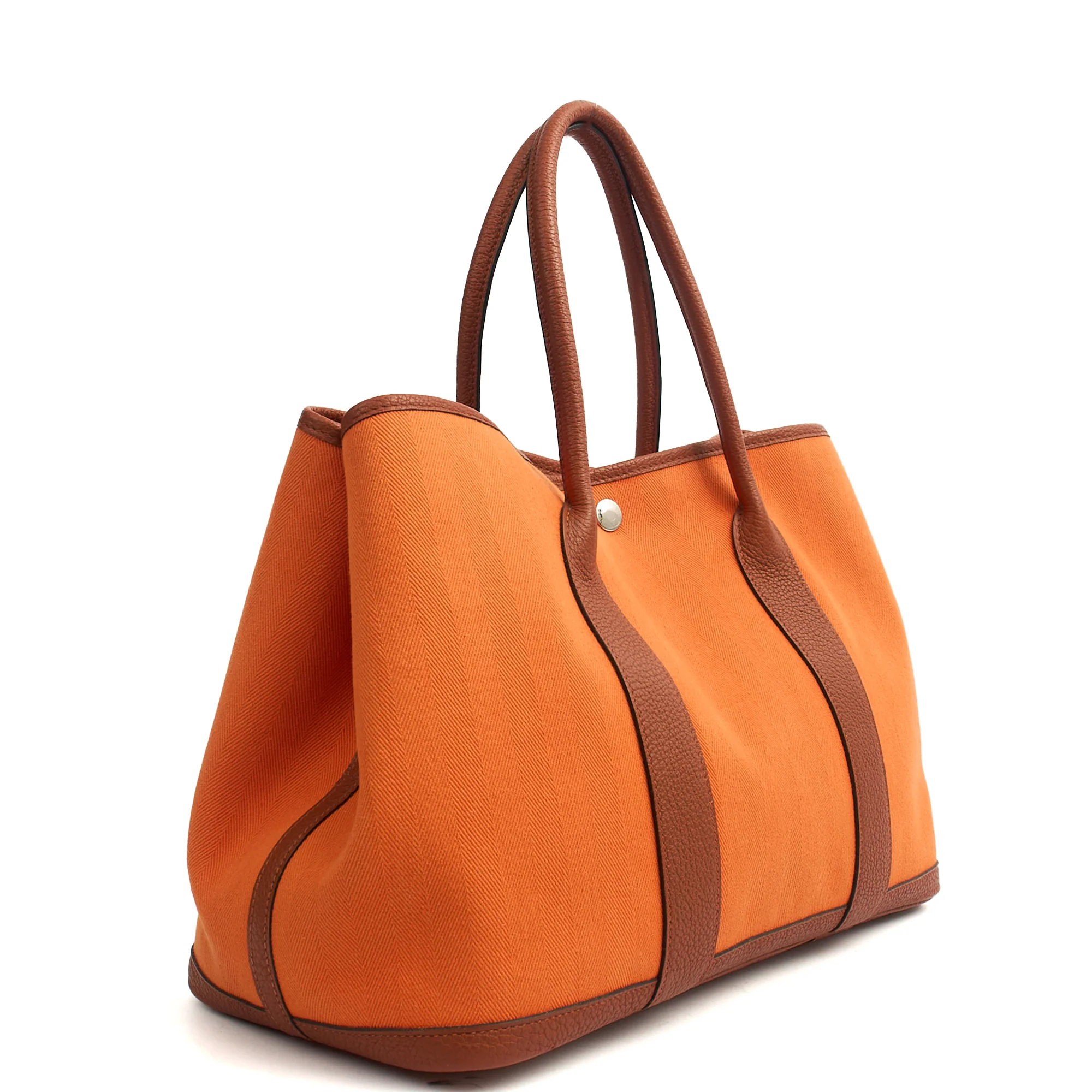 Picture of Hermes Tote Garden Tote 30 in Classic Orange, Canvas
