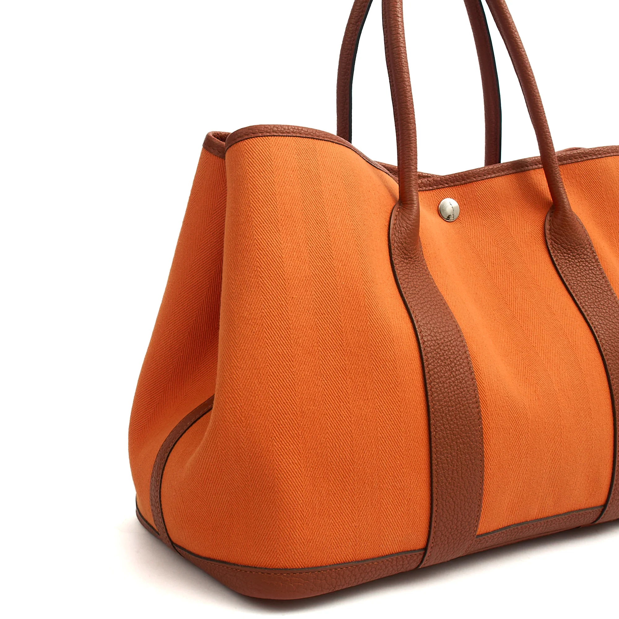 Picture of Hermes Tote Garden Tote 30 in Classic Orange, Canvas