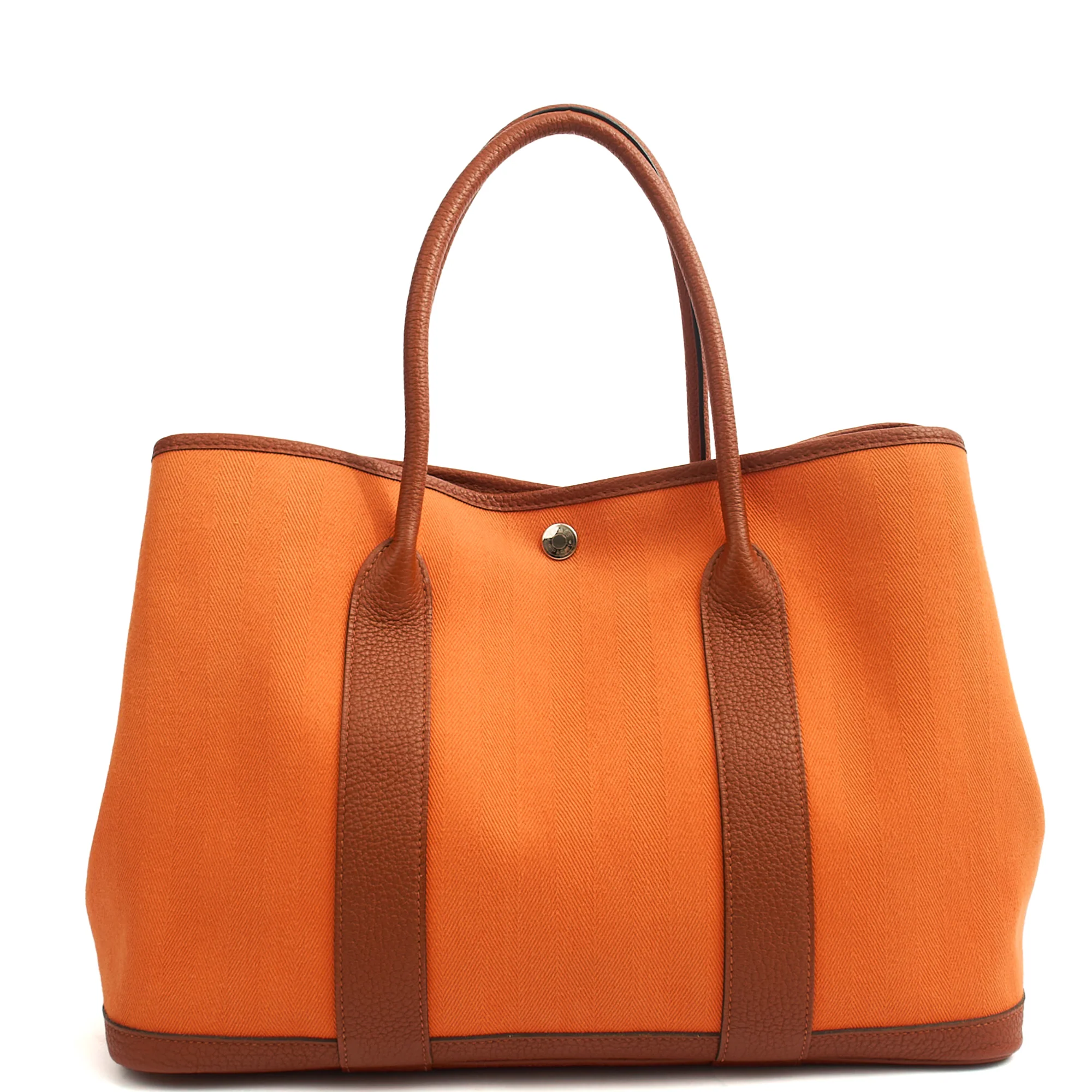 Picture of Hermes Tote Garden Tote 30 in Classic Orange, Canvas