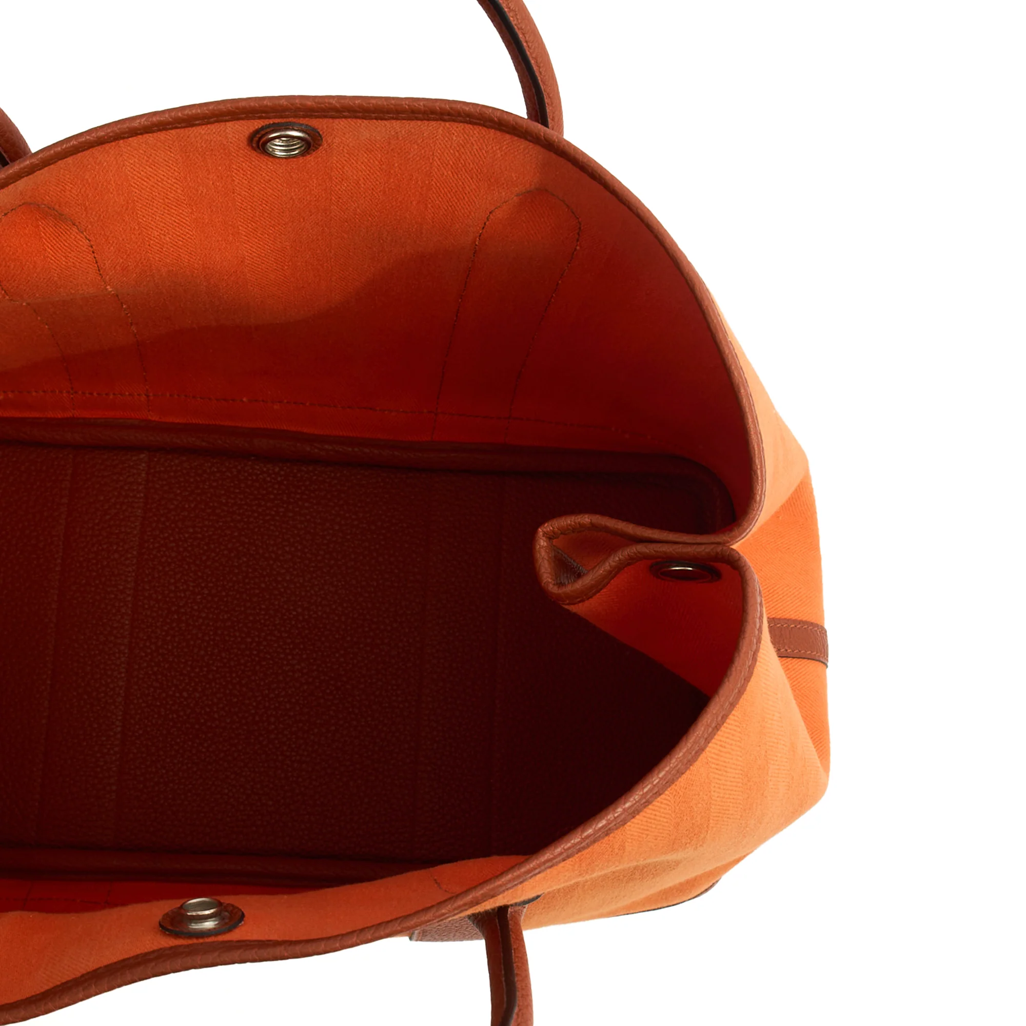Picture of Hermes Tote Garden Tote 30 in Classic Orange, Canvas