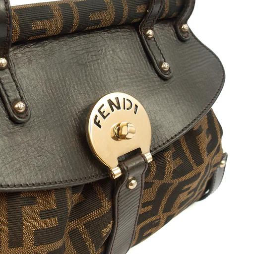 Picture of Fendi Top Handle Zucca Top Handle in Zucca FF, Canvas