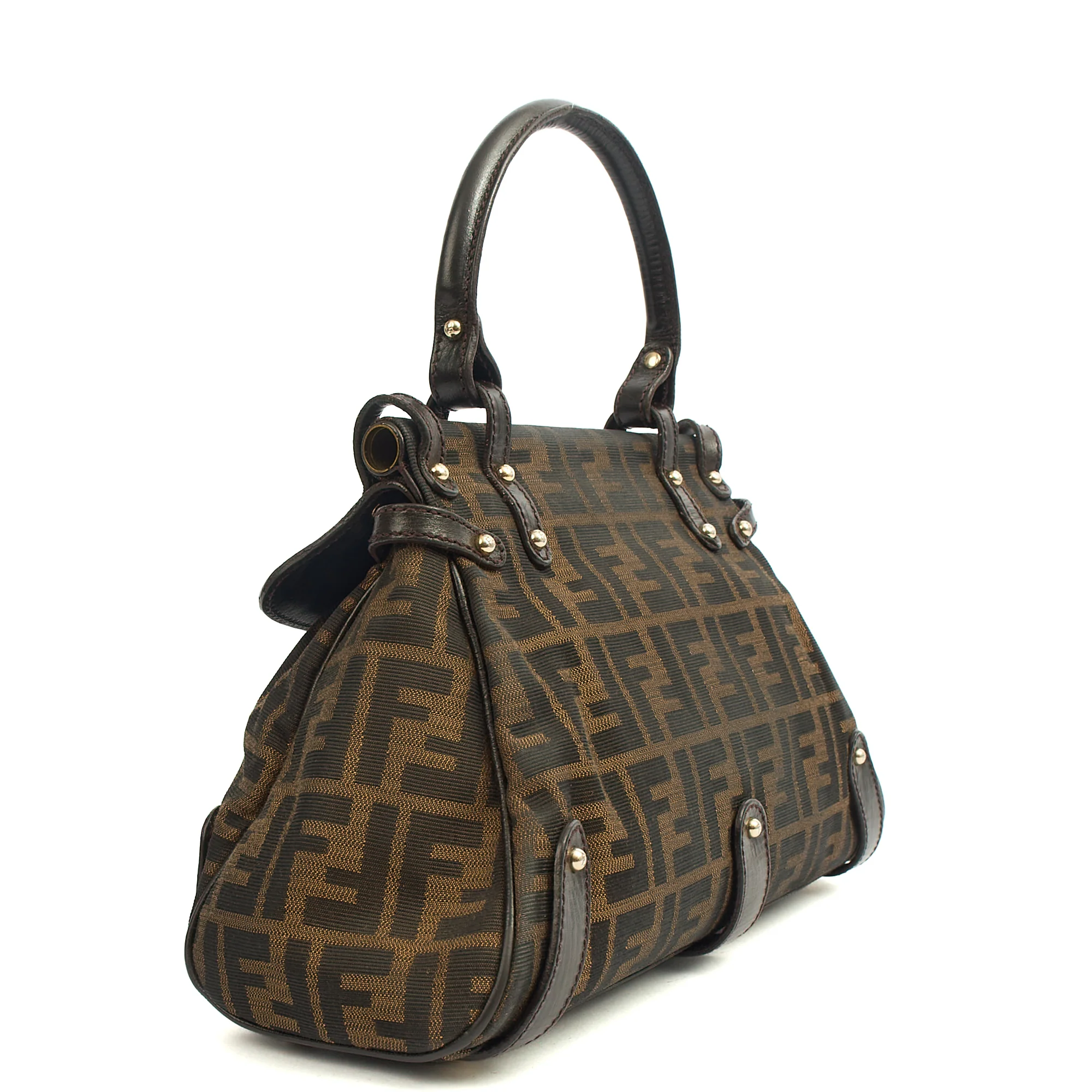 Picture of Fendi Top Handle Zucca Top Handle in Zucca FF, Canvas