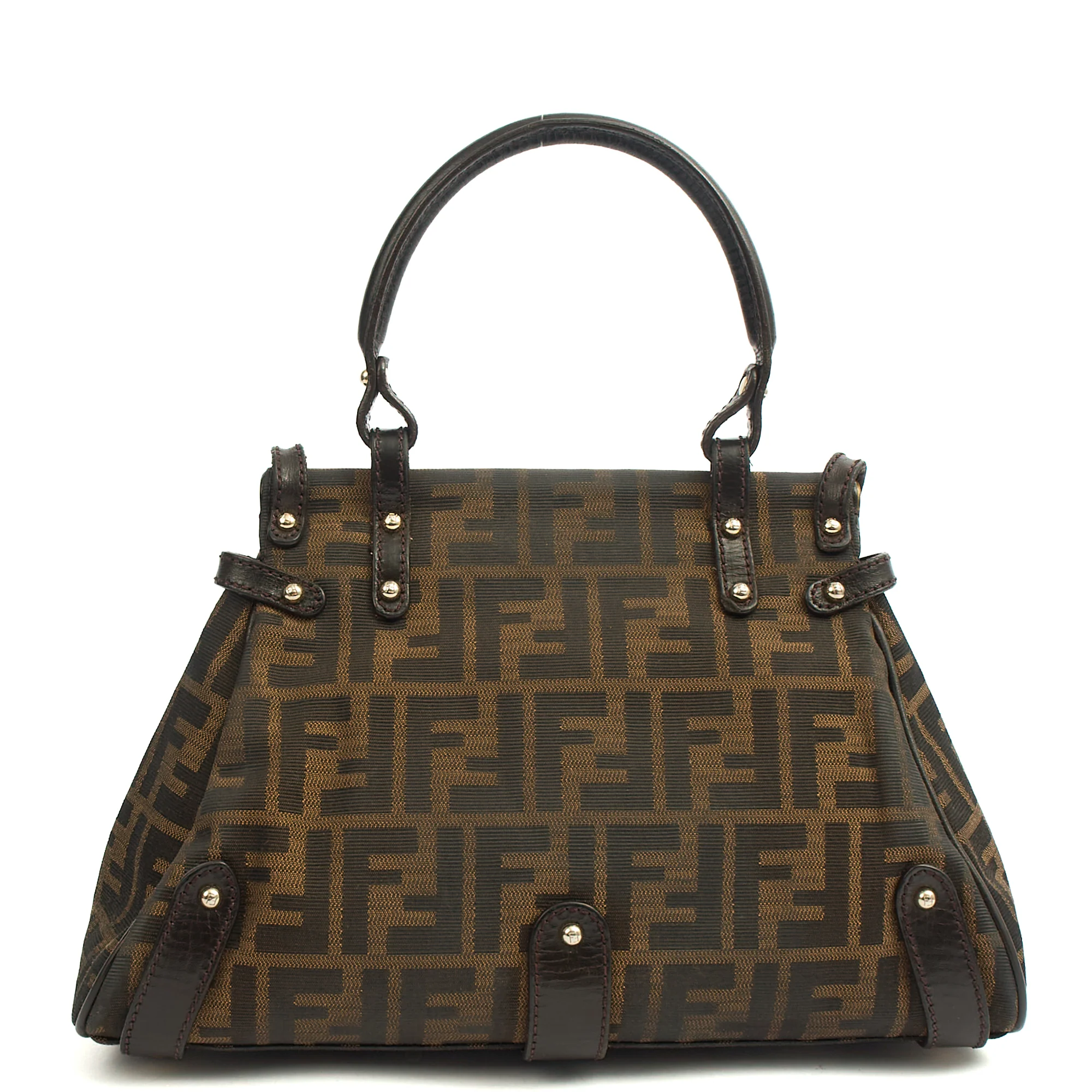 Picture of Fendi Top Handle Zucca Top Handle in Zucca FF, Canvas