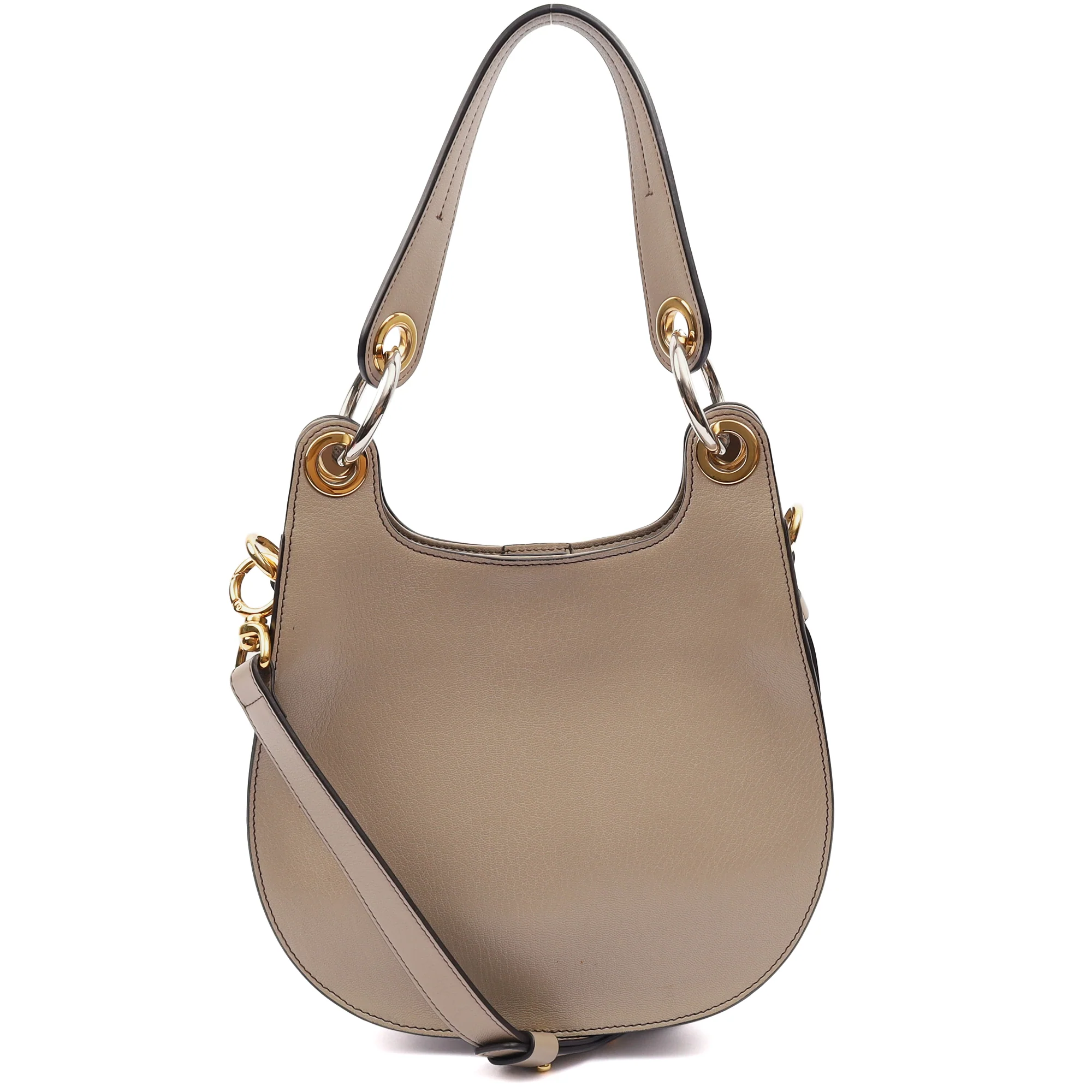 Picture of Chloe Shoulder Bag Tess - Medium in Motty Grey, Leather