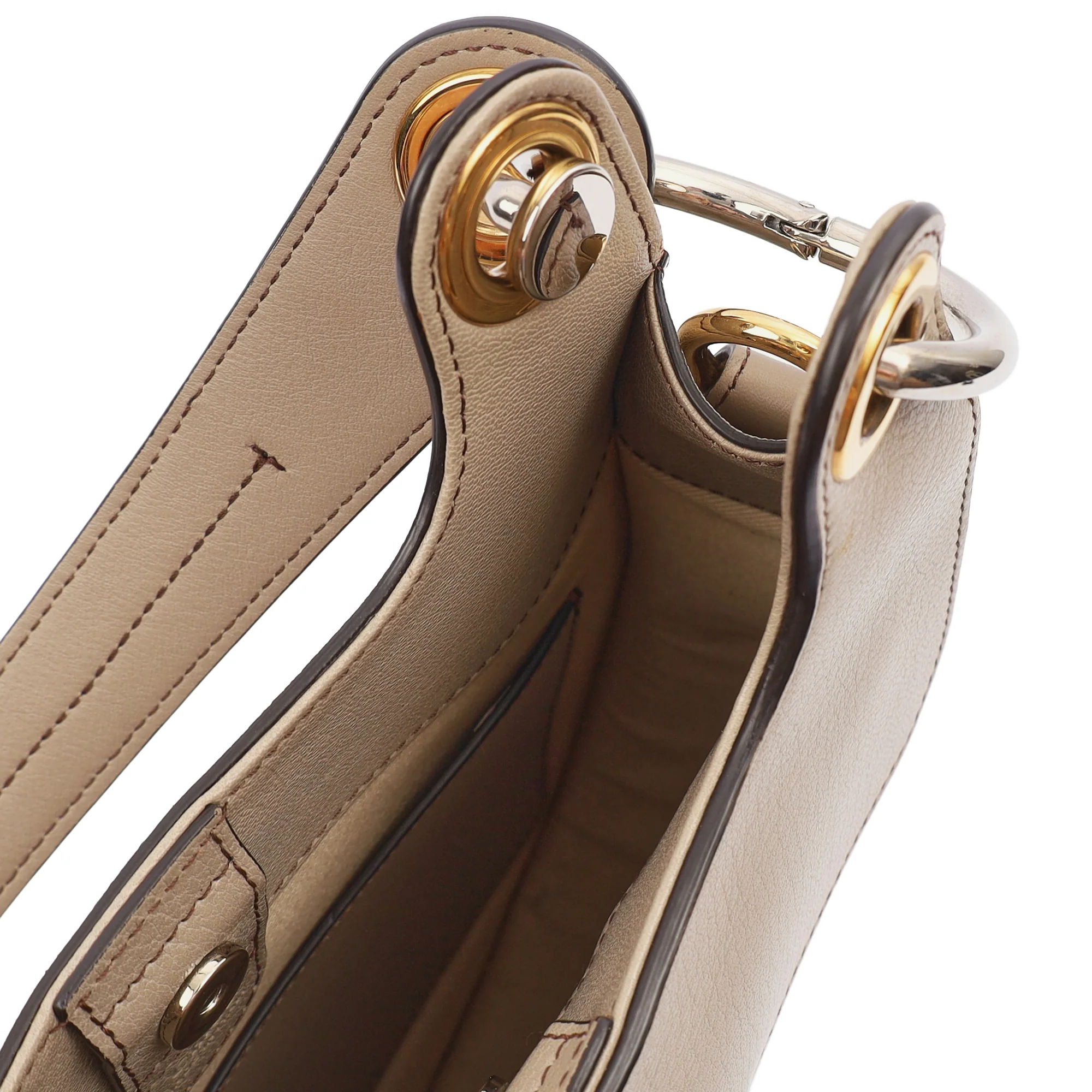 Picture of Chloe Shoulder Bag Tess - Medium in Motty Grey, Leather