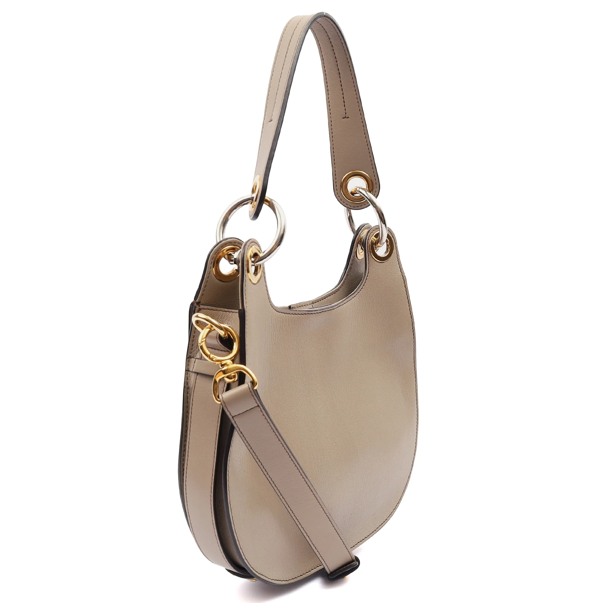 Picture of Chloe Shoulder Bag Tess - Medium in Motty Grey, Leather