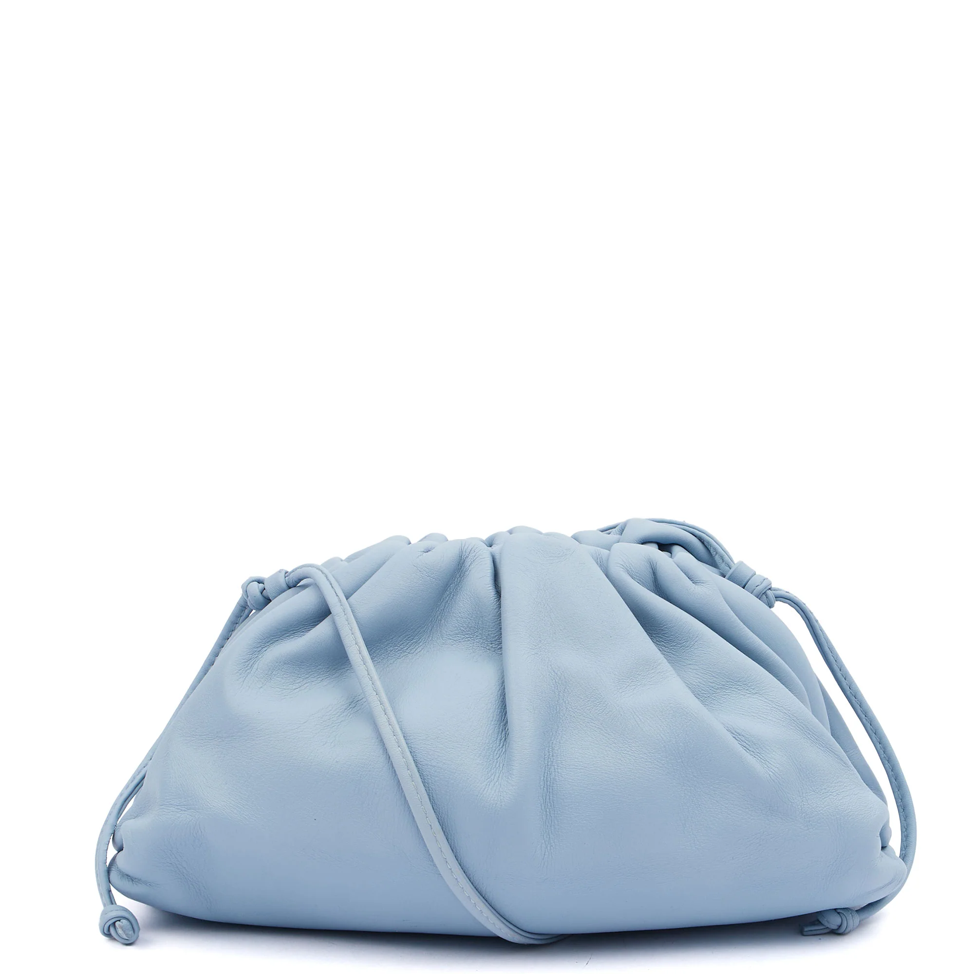 Picture of Bottega Veneta Cross Body The Pouch - Mini in Blue, Leather