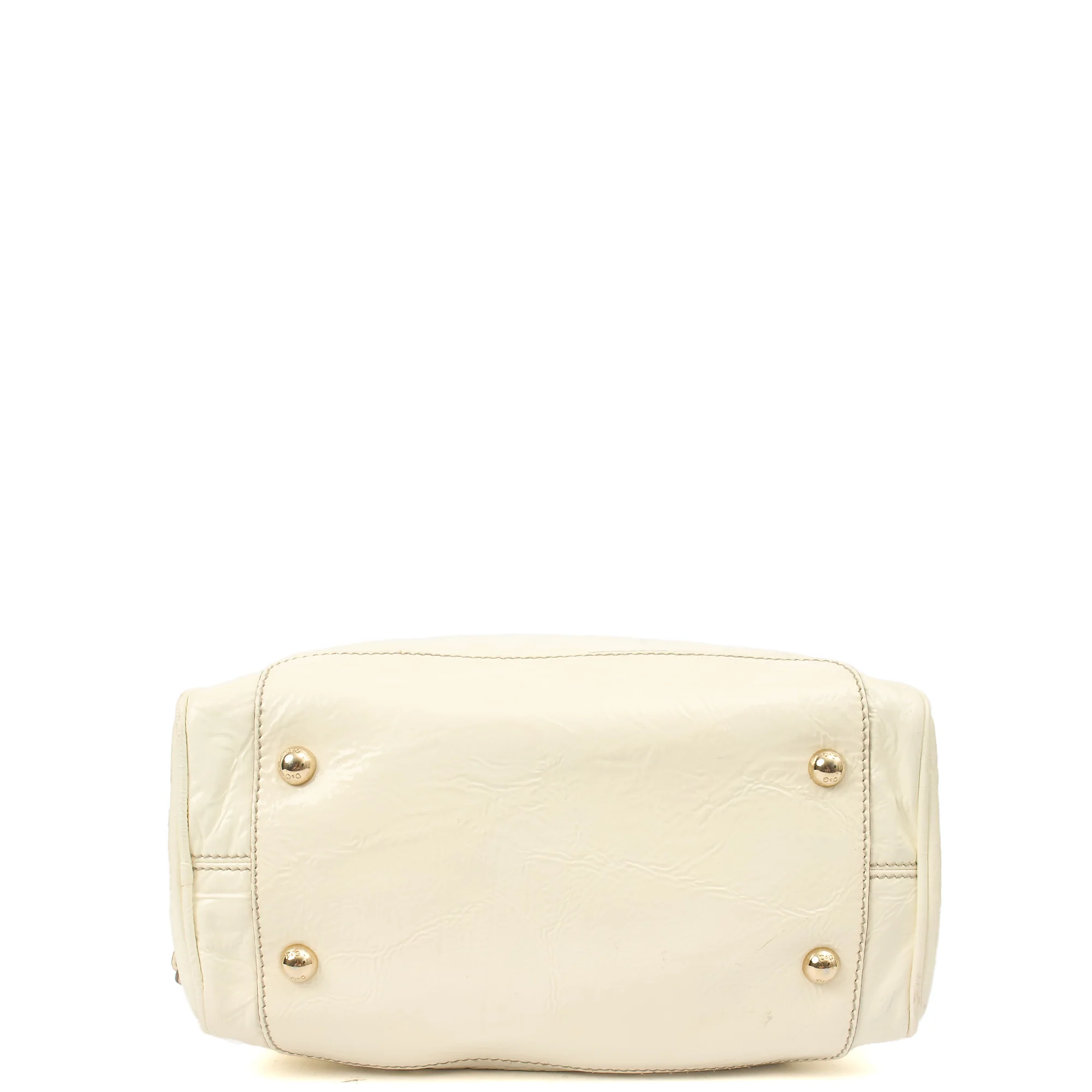 Picture of Dolce & Gabbana Shoulder Bag Tote in White, Patent Leather