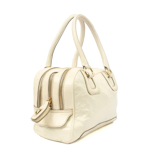 Picture of Dolce & Gabbana Shoulder Bag Tote in White, Patent Leather