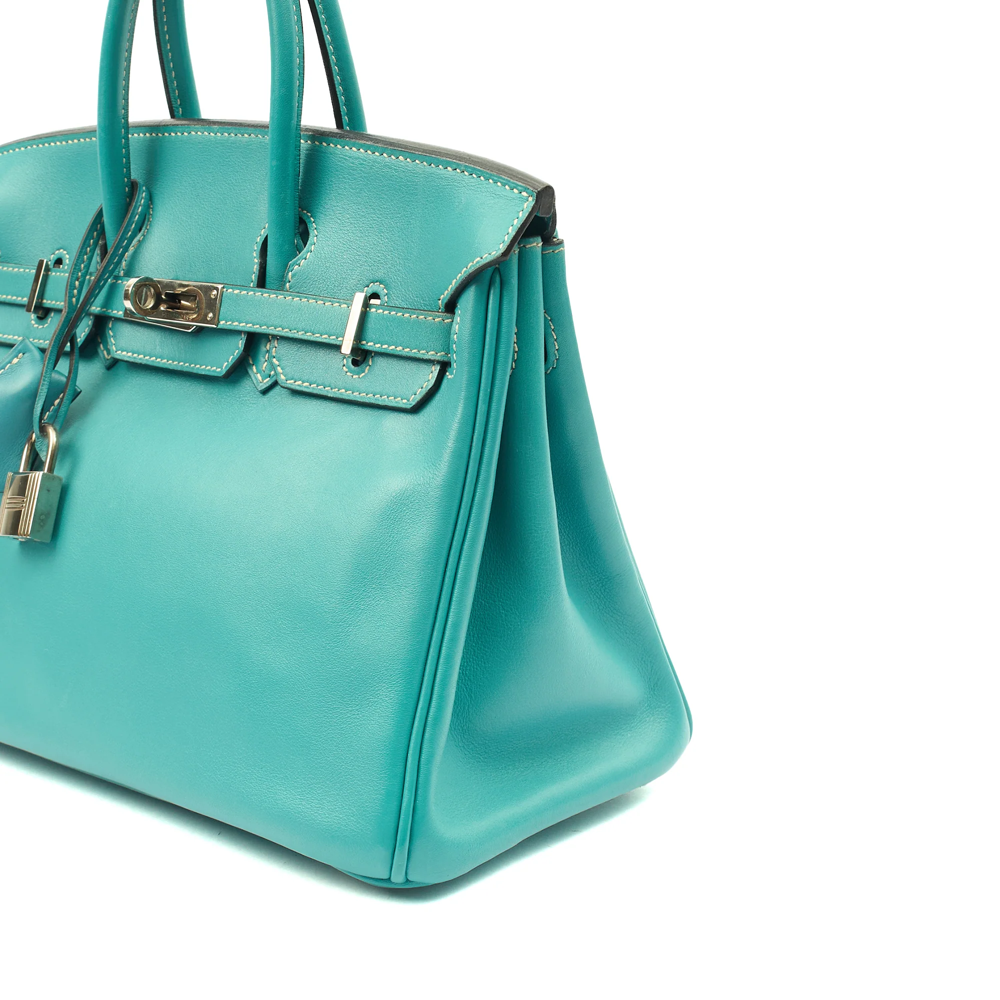 Picture of Hermes Tote Birkin 25 in Bleu Jean, Swift (Gulli35) Leather