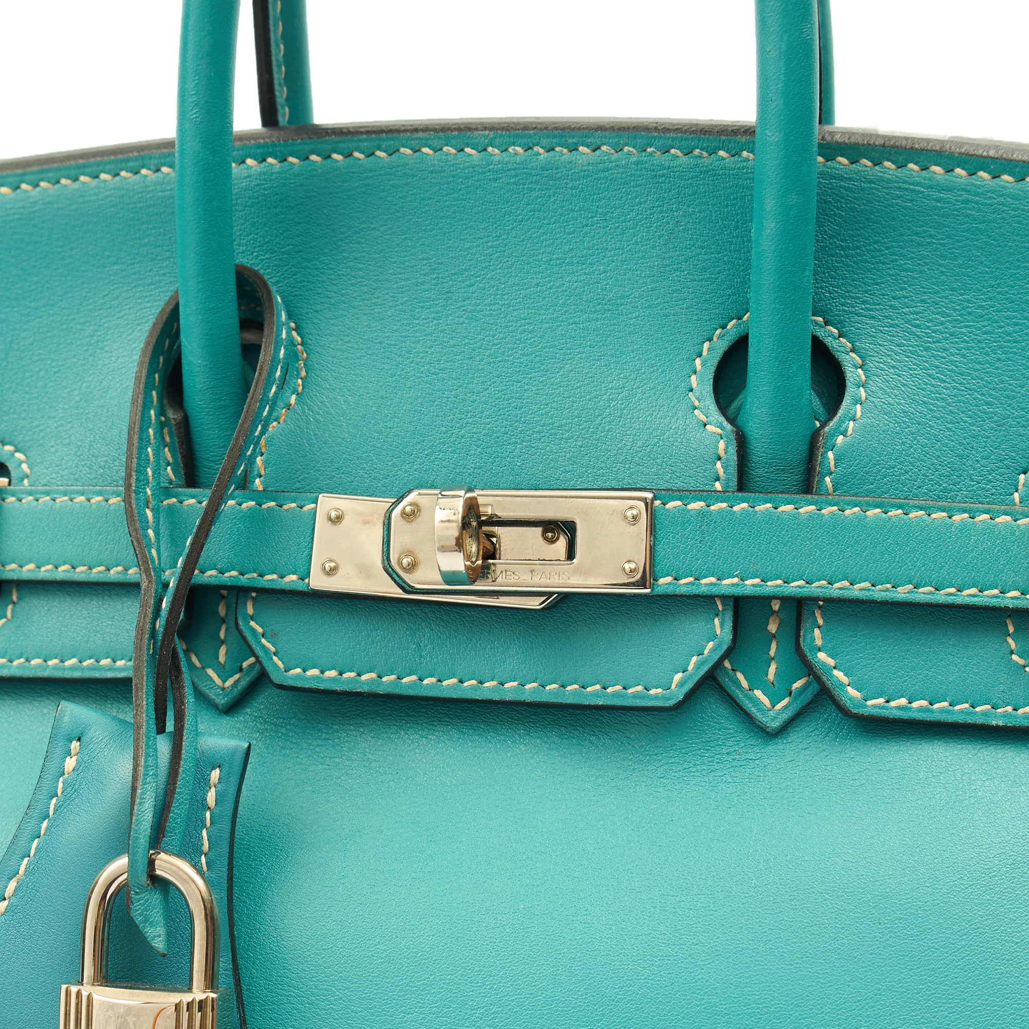 Picture of Hermes Tote Birkin 25 in Bleu Jean, Swift (Gulli35) Leather