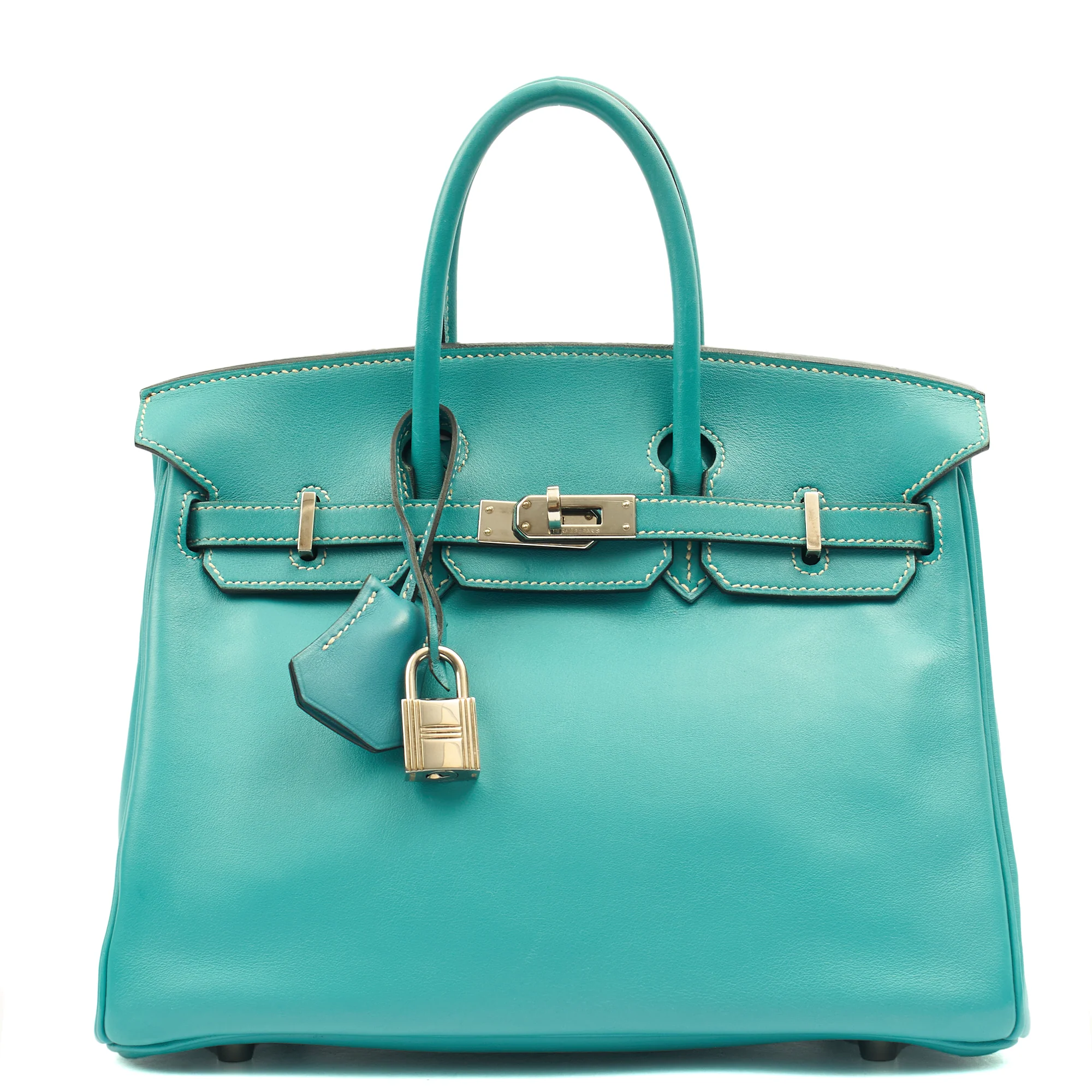 Picture of Hermes Tote Birkin 25 in Bleu Jean, Swift (Gulli35) Leather