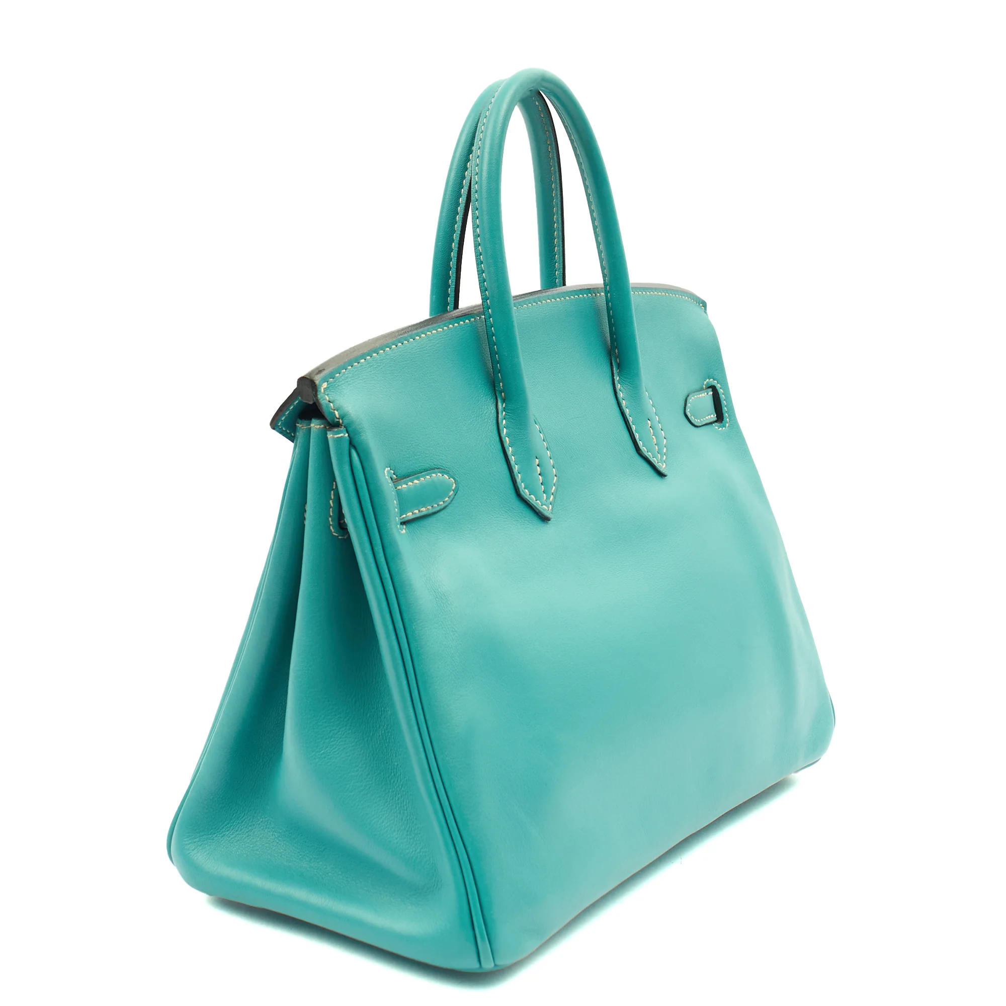 Picture of Hermes Tote Birkin 25 in Bleu Jean, Swift (Gulli35) Leather