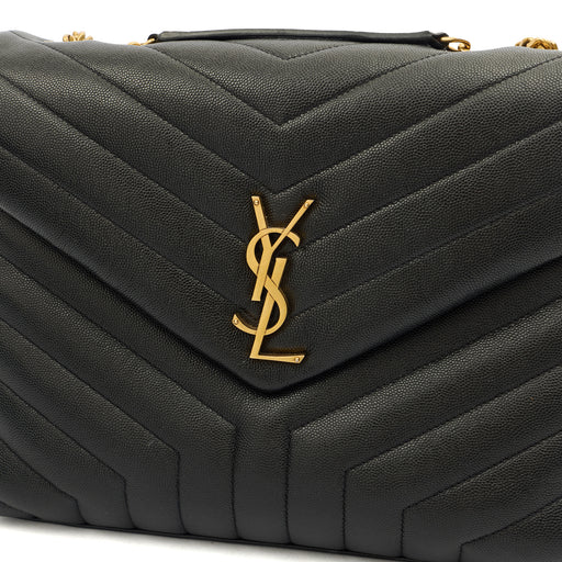 Picture of Saint Laurent Shoulder Bag Lou Lou - Medium in Black, Leather