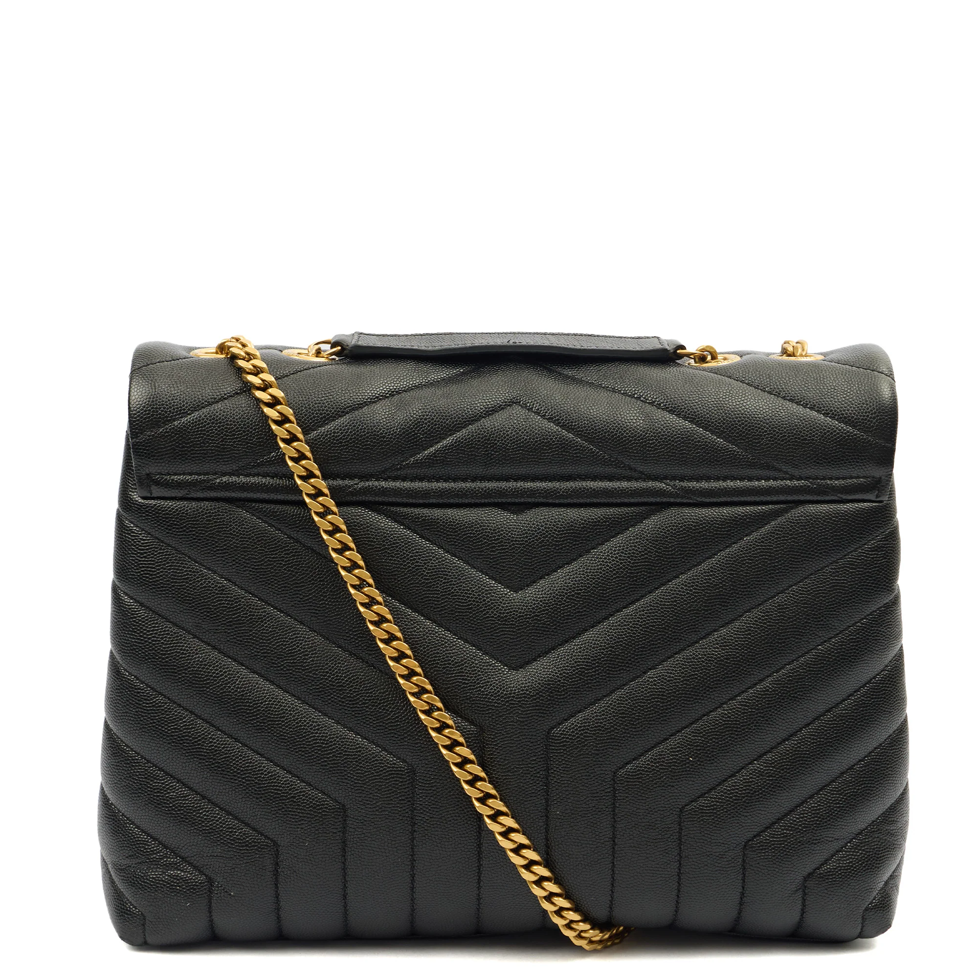 Picture of Saint Laurent Shoulder Bag Lou Lou - Medium in Black, Leather