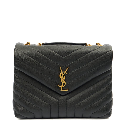 Picture of Saint Laurent Shoulder Bag Lou Lou - Medium in Black, Leather