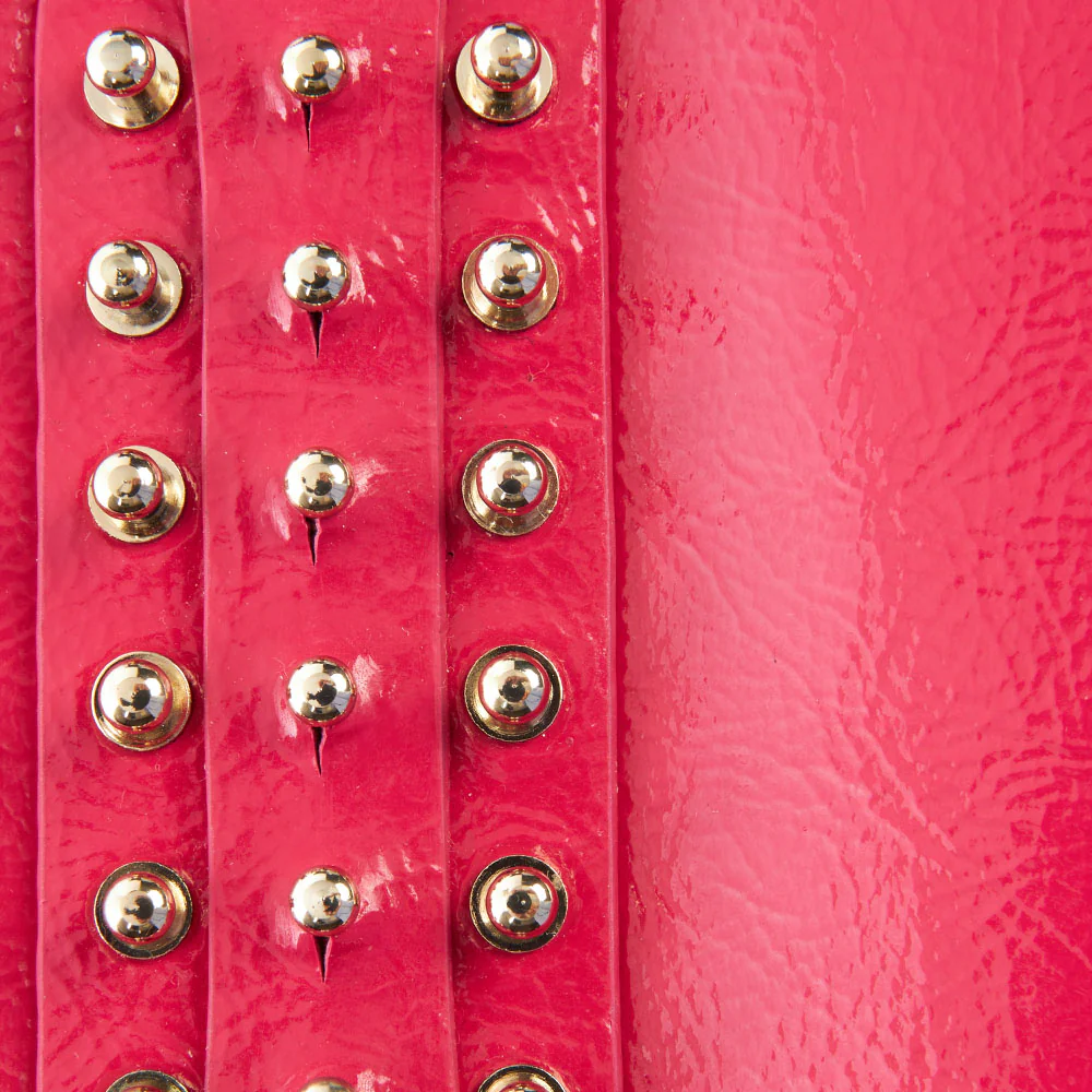 Picture of Alexander McQueen Clutch Wristlet in Print, Patent Leather