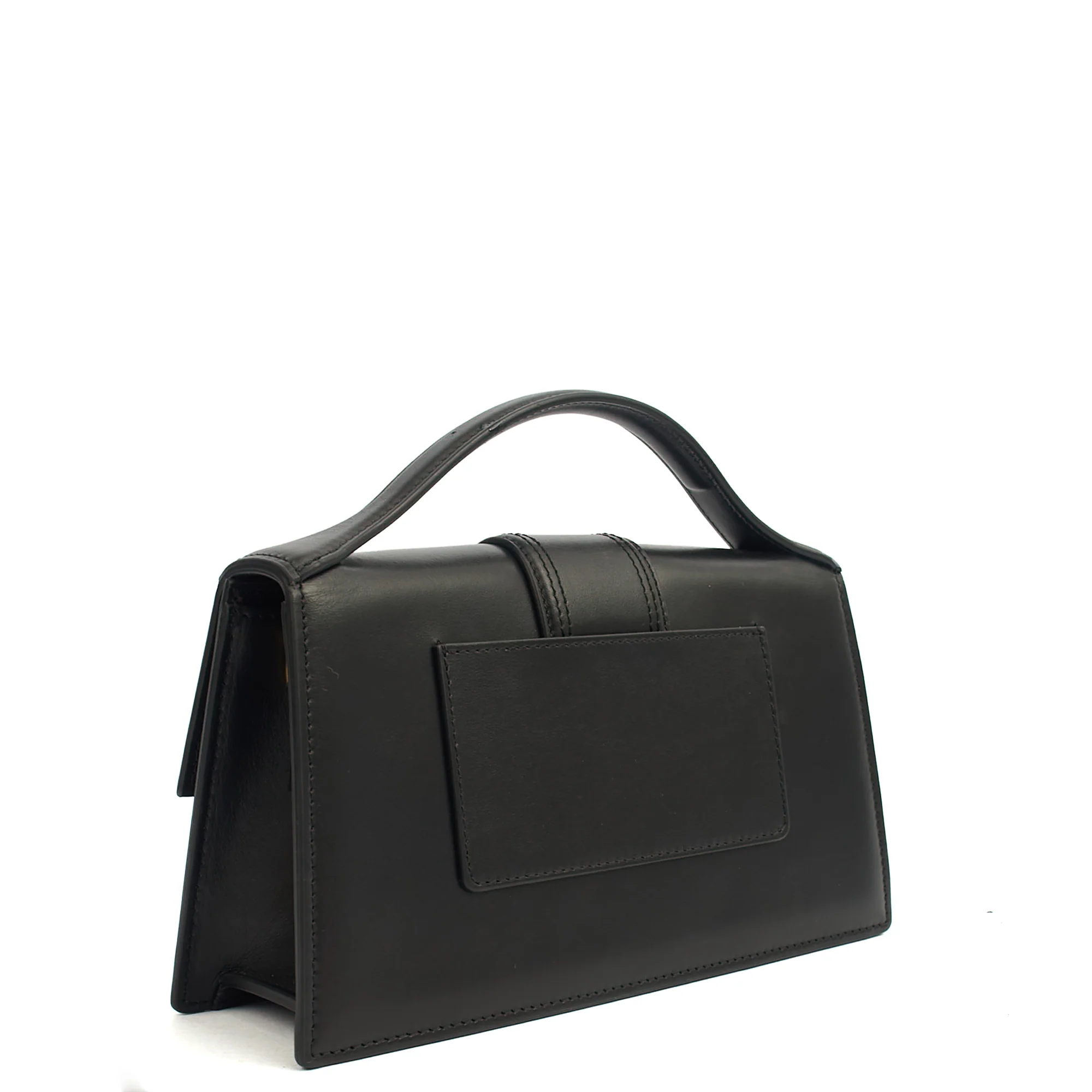 Picture of Jacquemus Cross Body Le Grand Bambino in Black, Leather