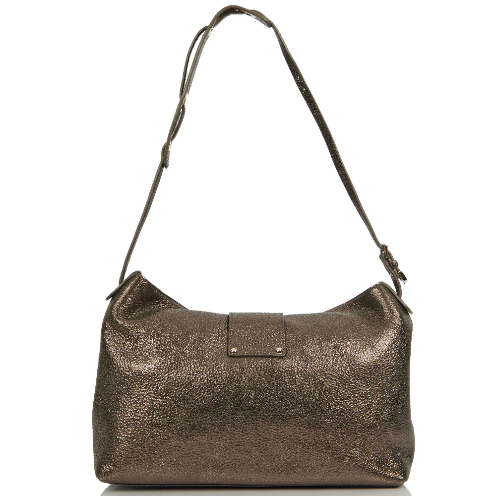 Picture of Jimmy Choo Cross Body Shoulder Bag in Metallic, Leather
