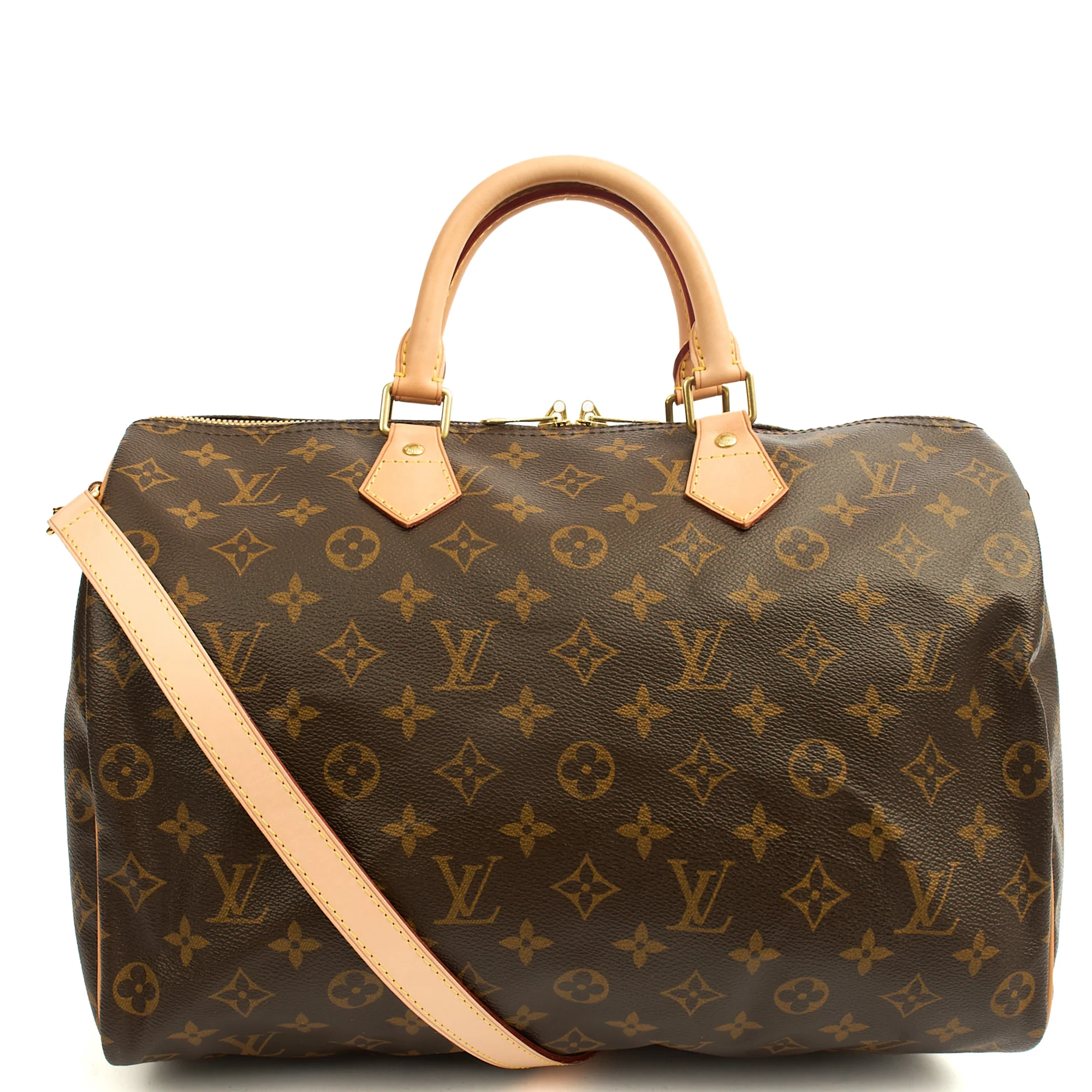 Picture of Louis Vuitton Top Handle Speedy Bandouliere 35 in Monogram, Canvas