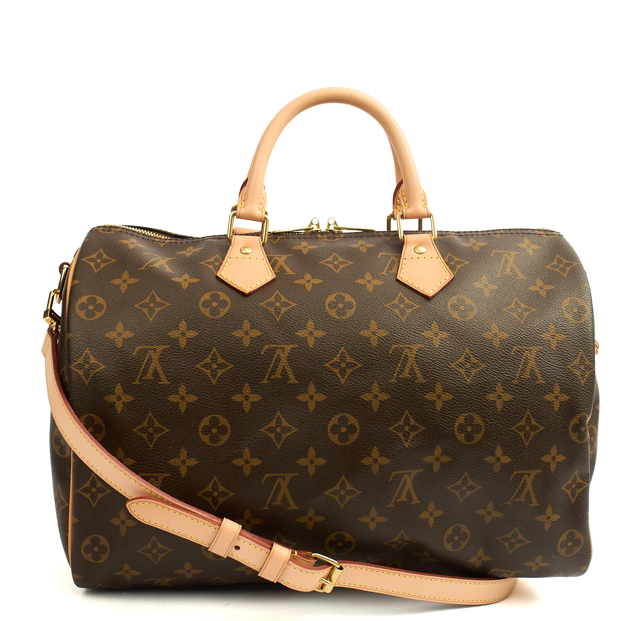 Picture of Louis Vuitton Top Handle Speedy Bandouliere 35 in Monogram, Canvas