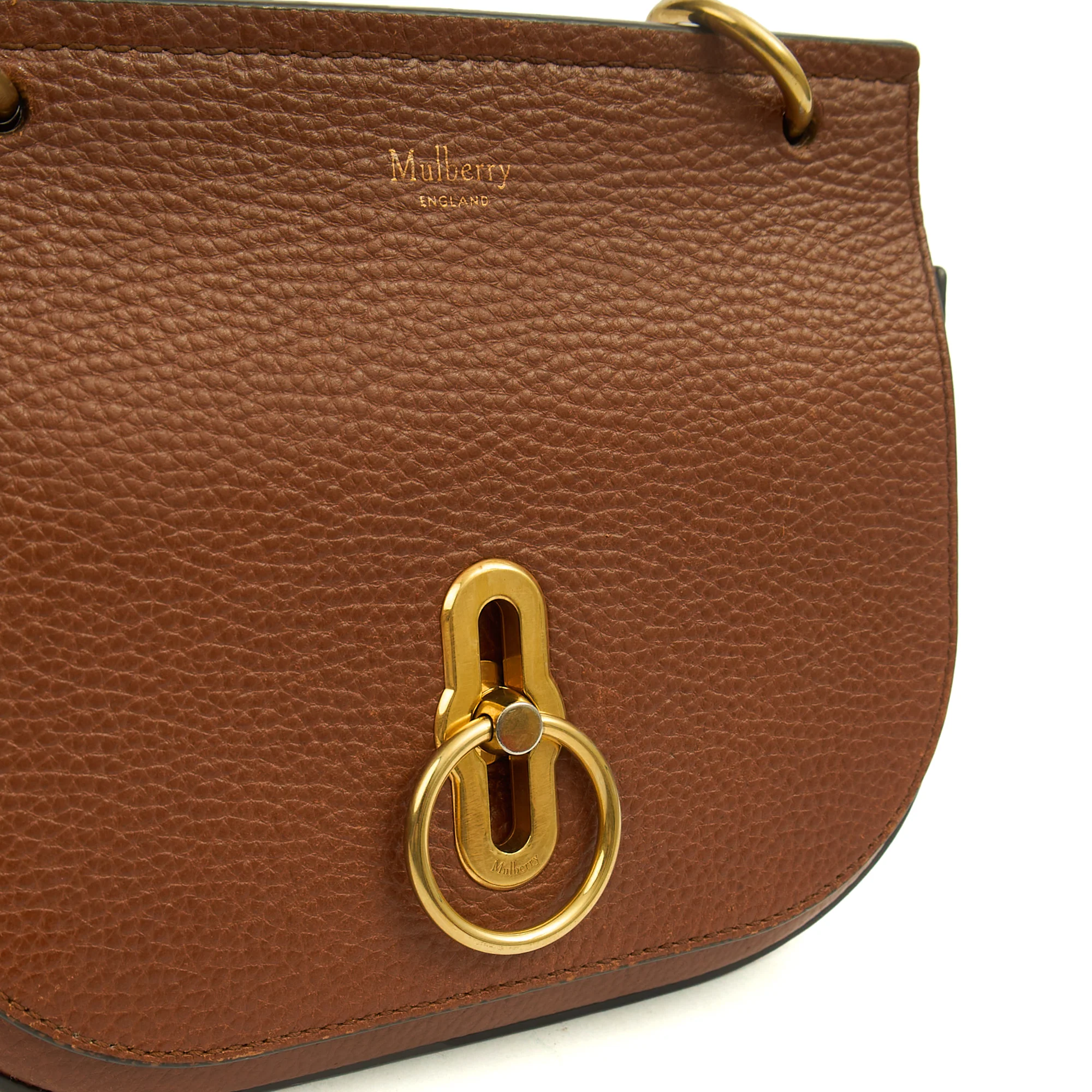 Picture of Mulberry Satchel Amberley Satchel - Mini in Oak, Leather