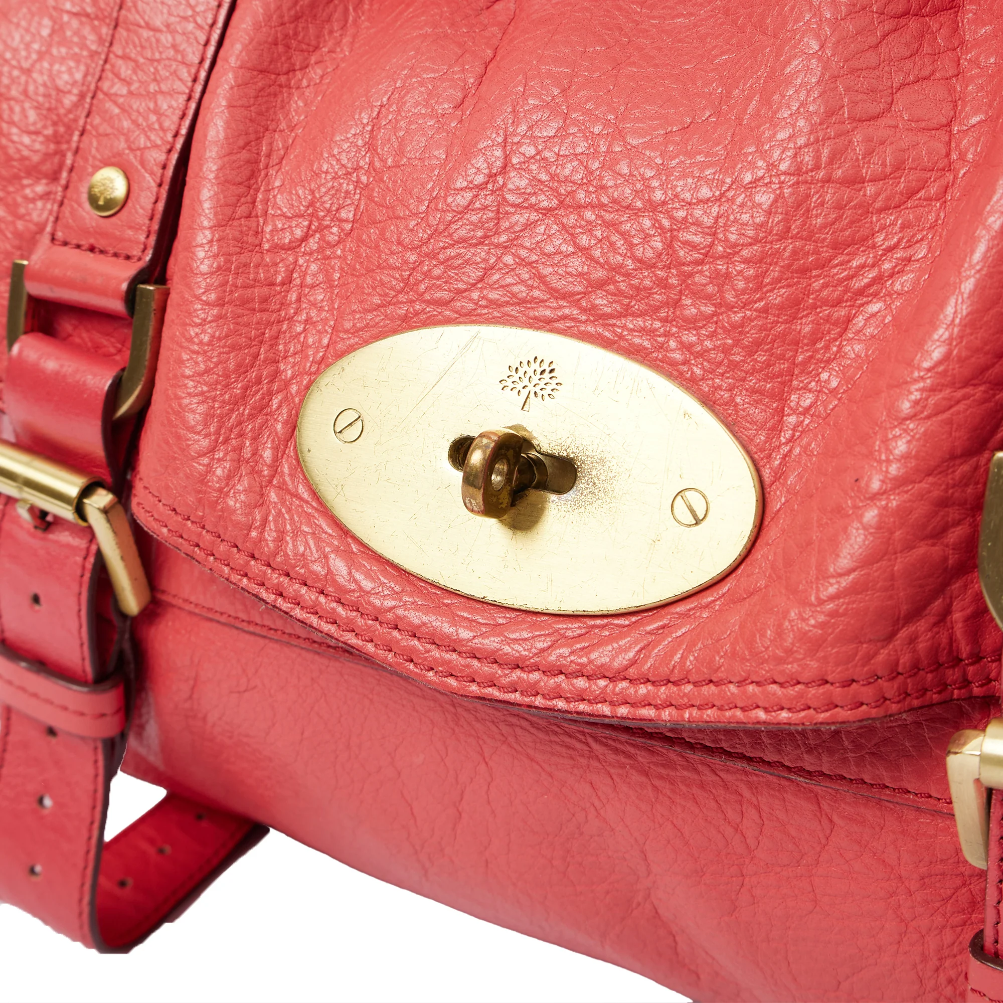 Picture of Mulberry Tote Alexa in Lipstick Red, Calfskin Leather