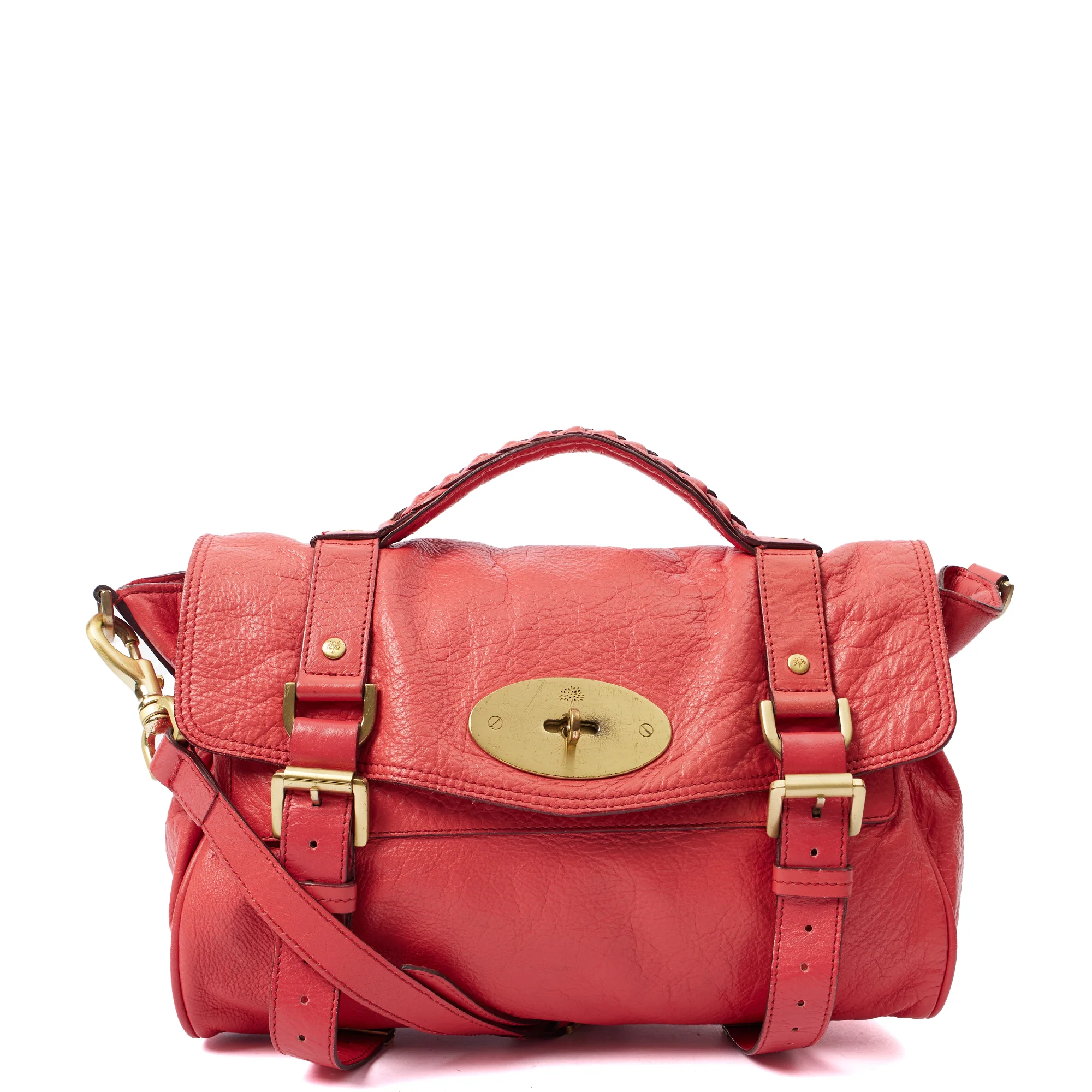 Picture of Mulberry Tote Alexa in Lipstick Red, Calfskin Leather