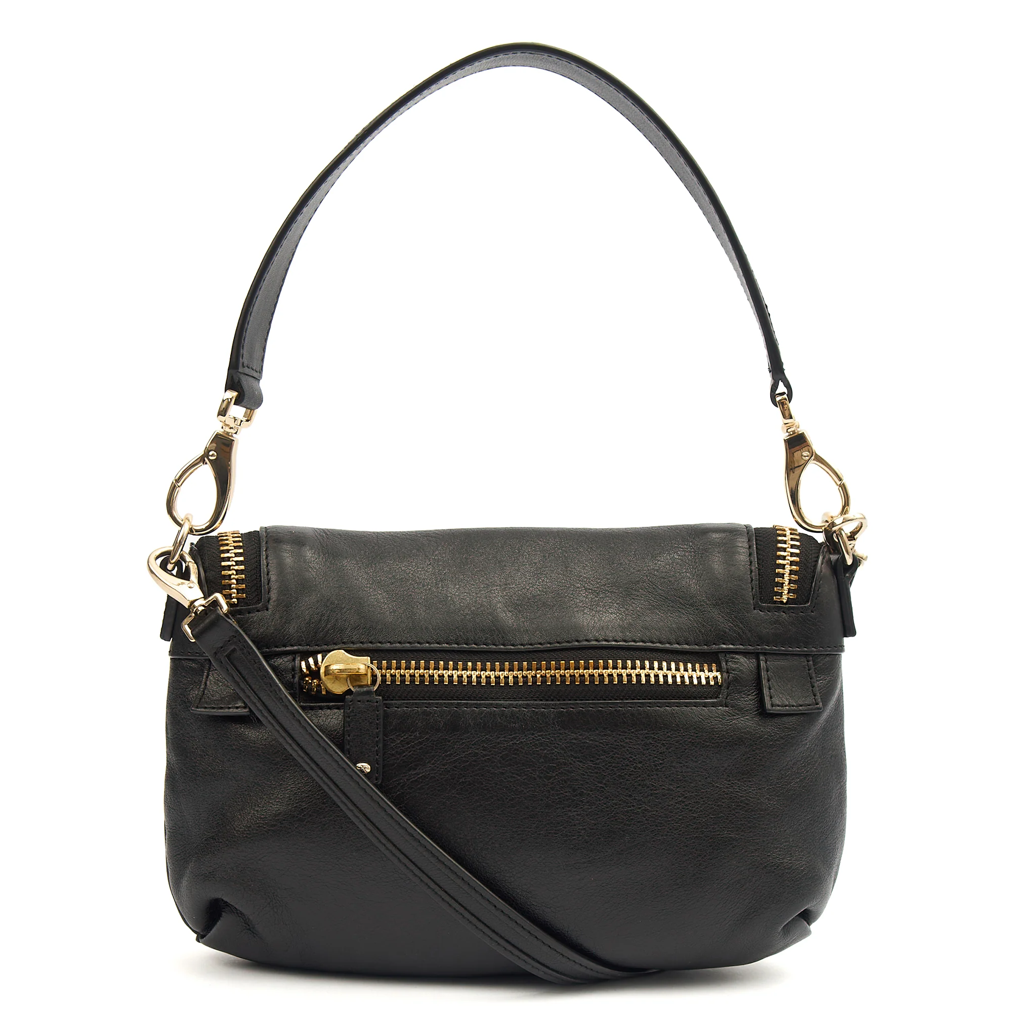 Picture of Anya Hindmarch Cross Body Maxi Zip Crossbody in Black, Leather