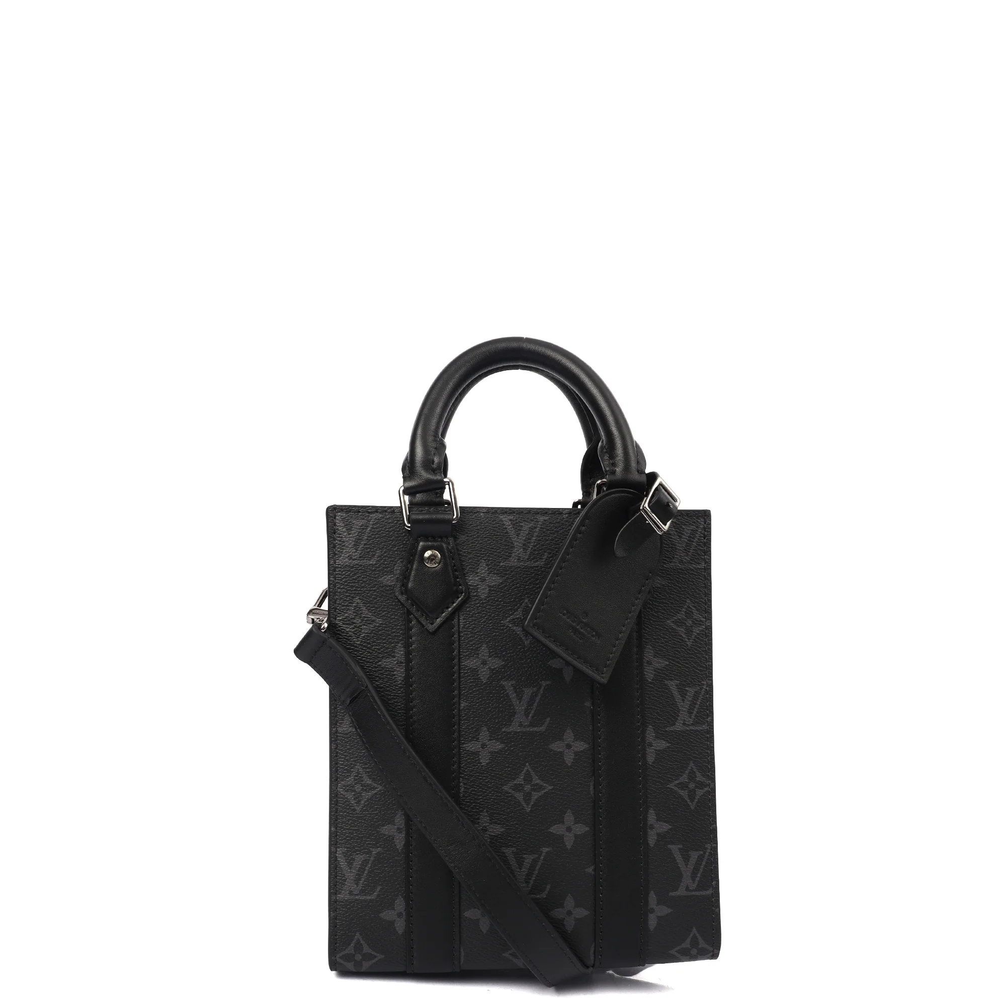 Picture of Louis Vuitton Tote Sac Plat in Monogram Eclipse, Canvas