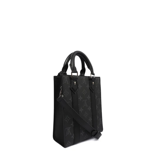 Picture of Louis Vuitton Tote Sac Plat in Monogram Eclipse, Canvas