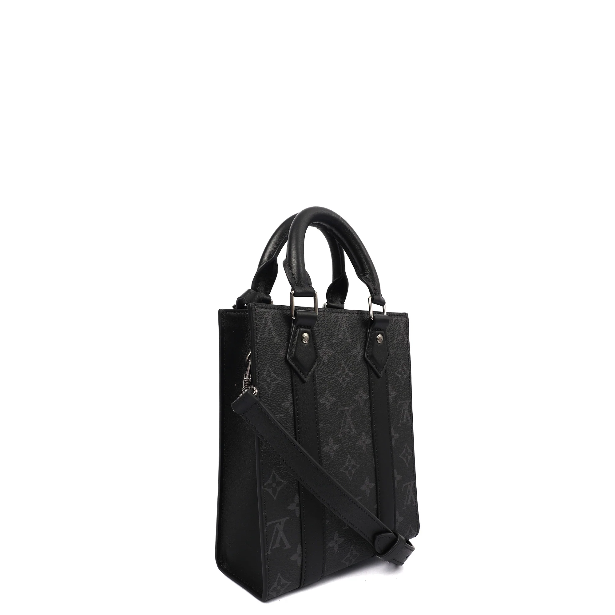 Picture of Louis Vuitton Tote Sac Plat in Monogram Eclipse, Canvas