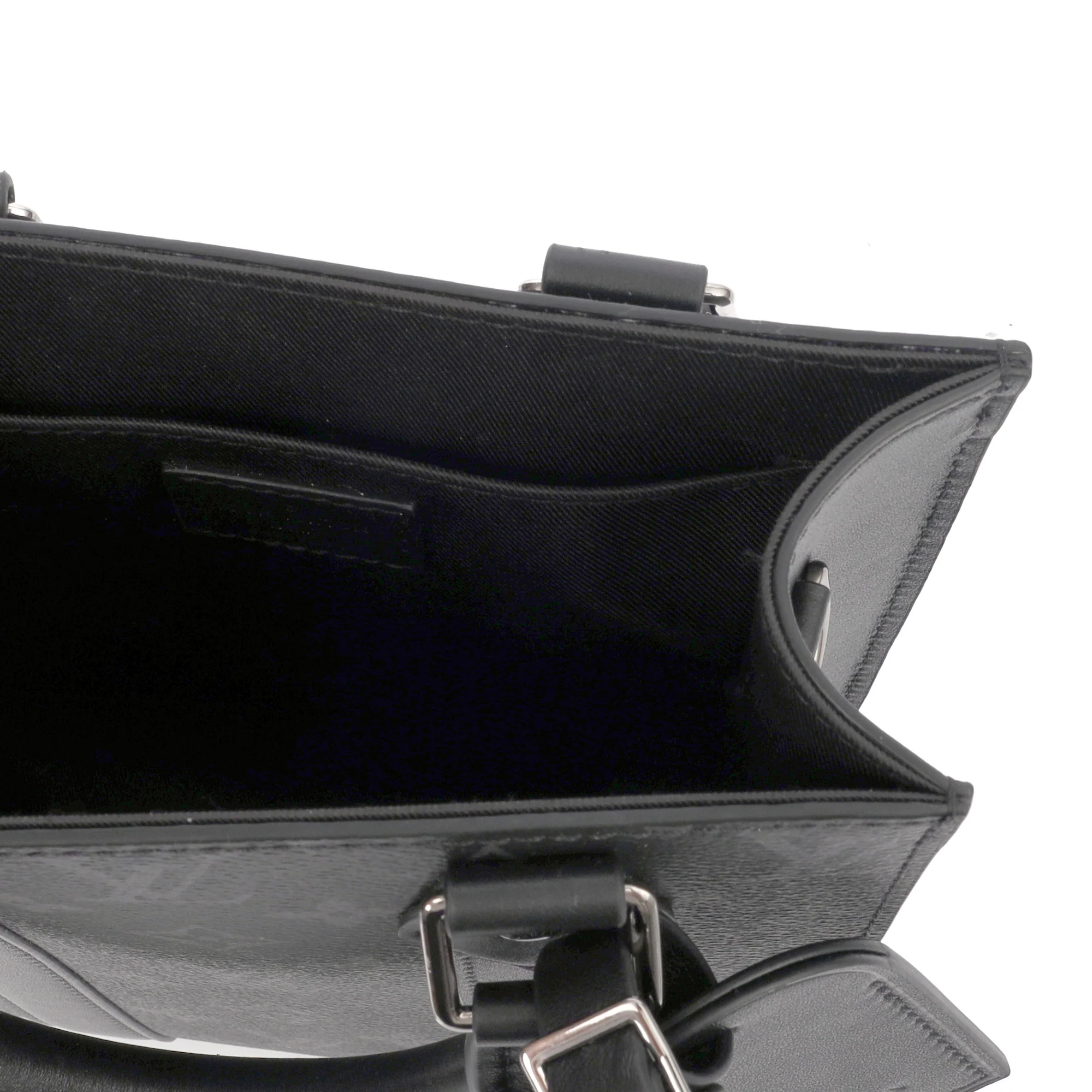 Picture of Louis Vuitton Tote Sac Plat in Monogram Eclipse, Canvas