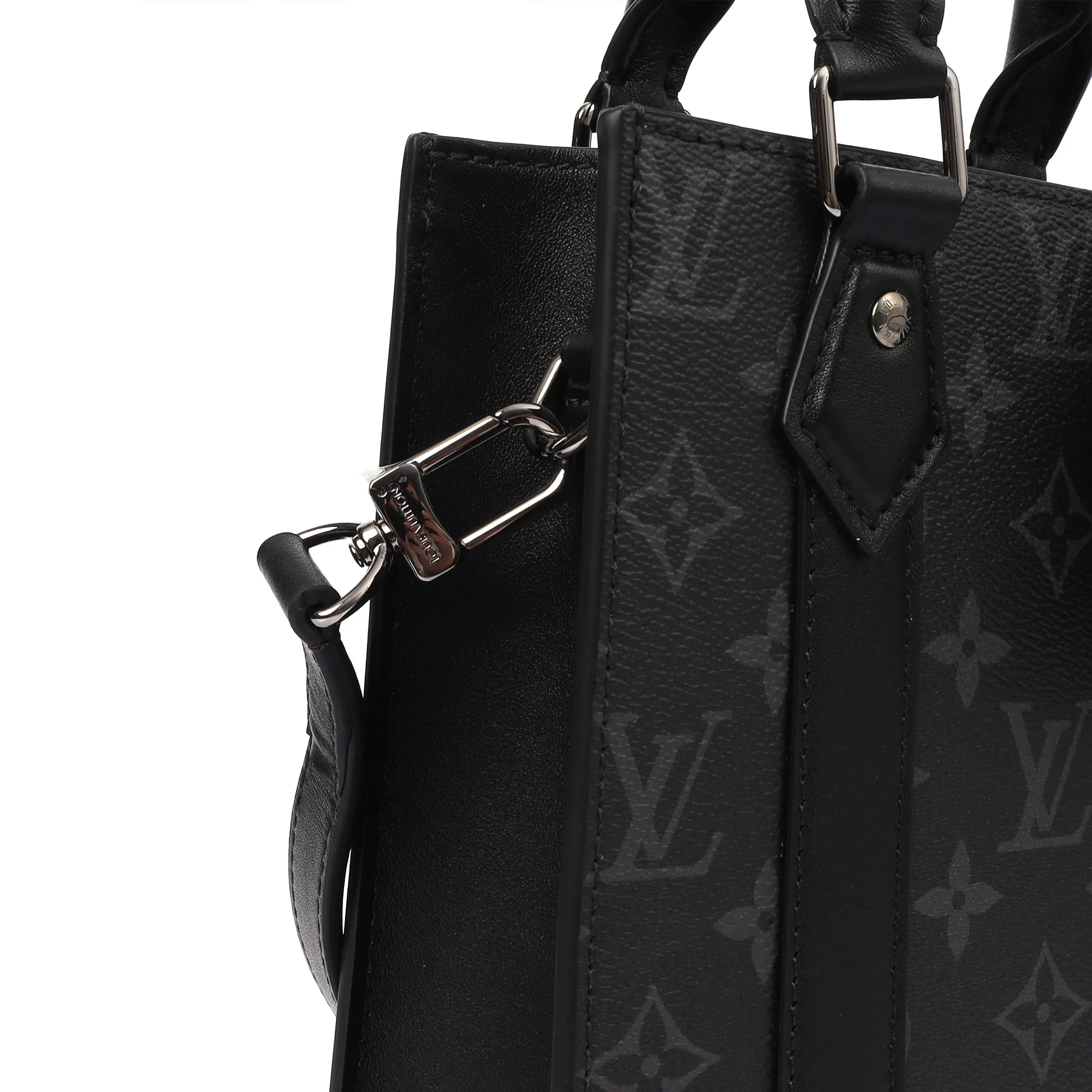 Picture of Louis Vuitton Tote Sac Plat in Monogram Eclipse, Canvas