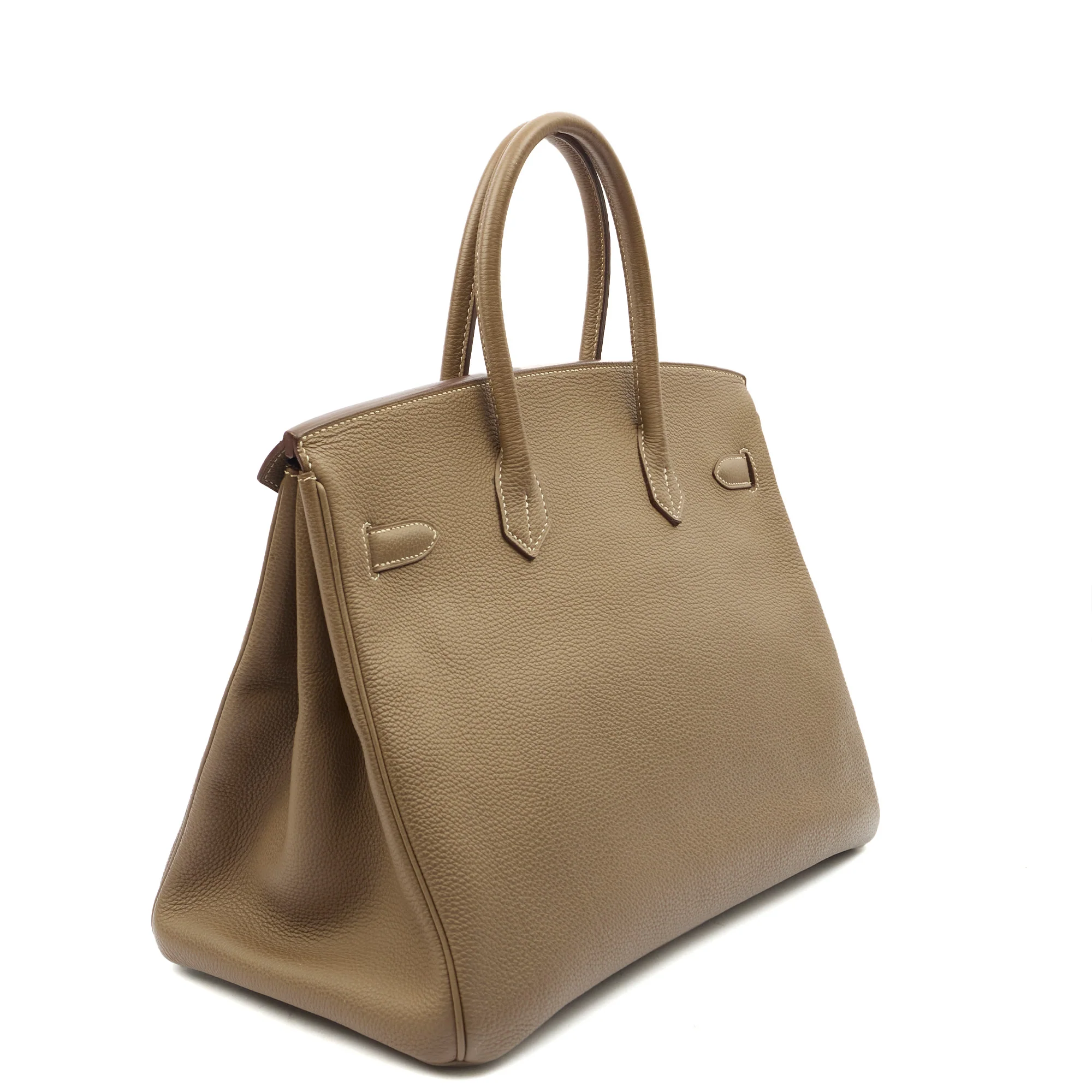 Picture of Hermes Tote Birkin 35 in Etoupe, Togo Leather