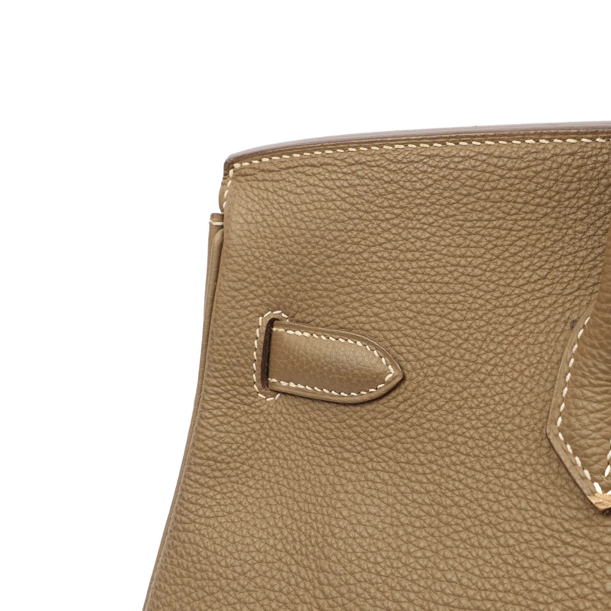 Picture of Hermes Tote Birkin 35 in Etoupe, Togo Leather