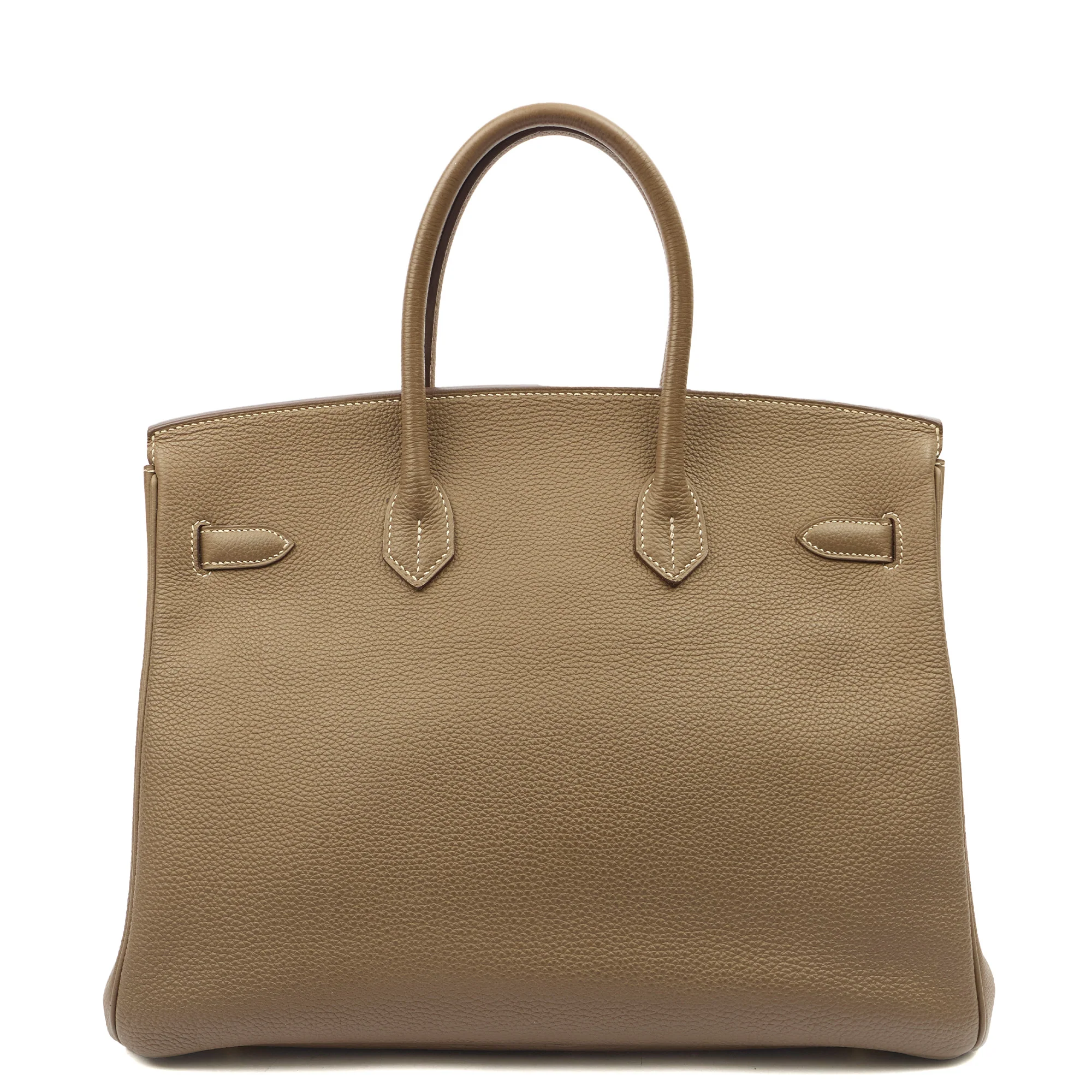 Picture of Hermes Tote Birkin 35 in Etoupe, Togo Leather