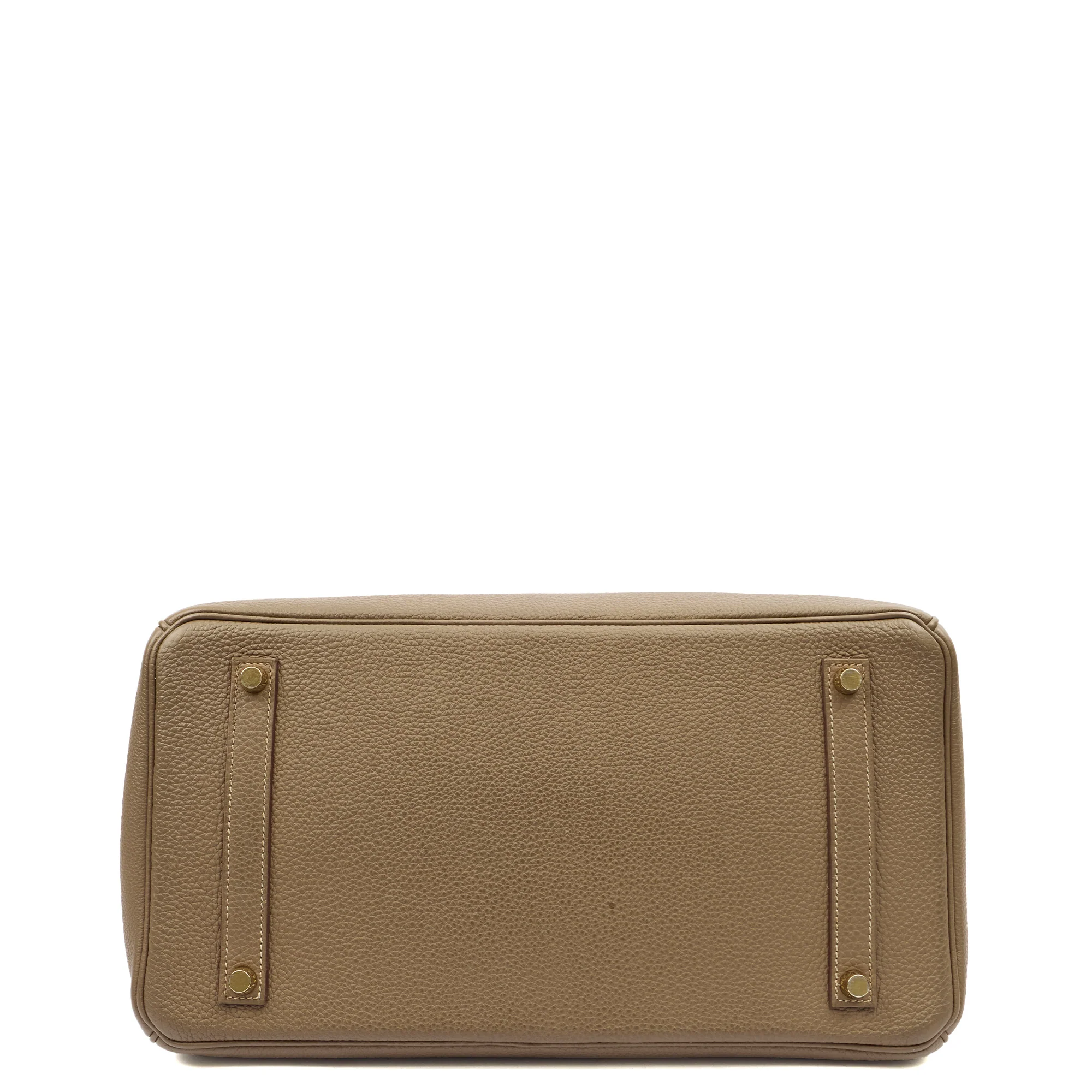 Picture of Hermes Tote Birkin 35 in Etoupe, Togo Leather