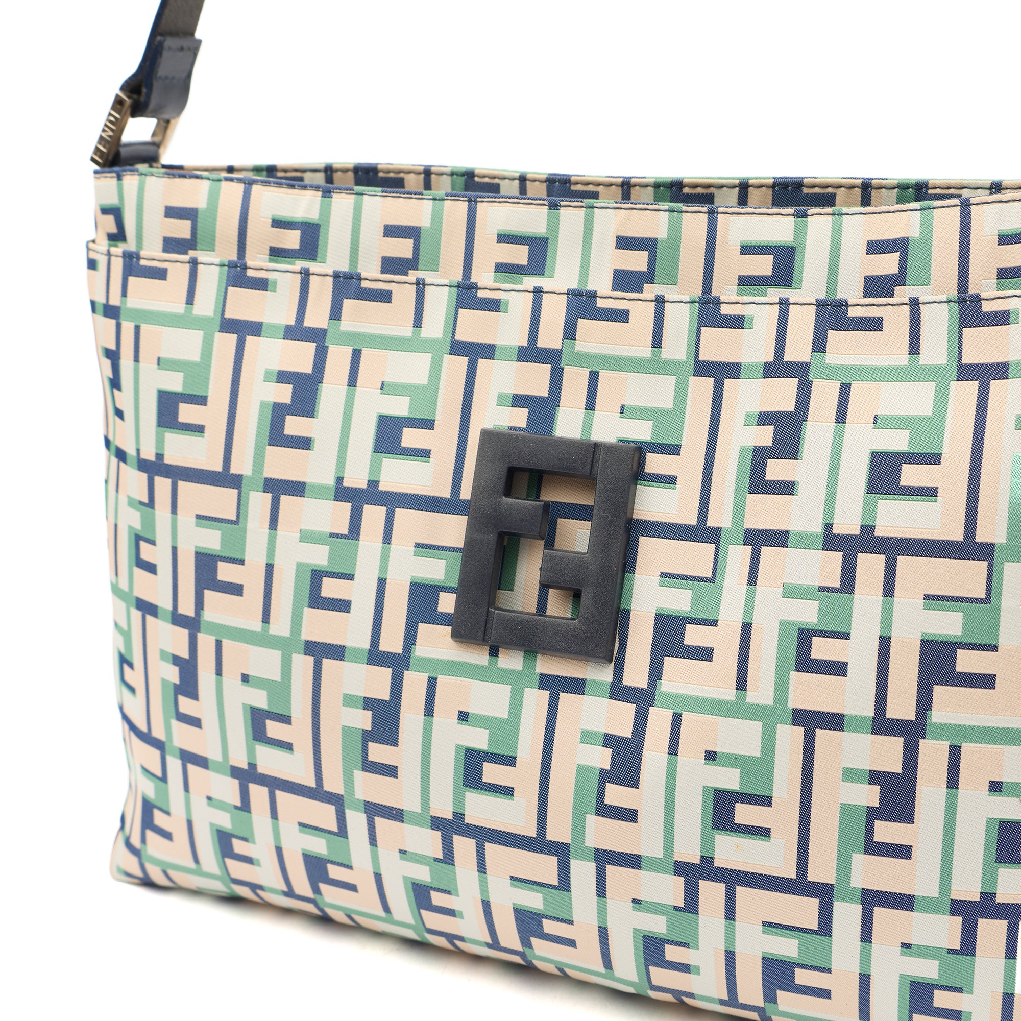 Picture of Fendi Shoulder Bag Zucca Tote in Green, Leather