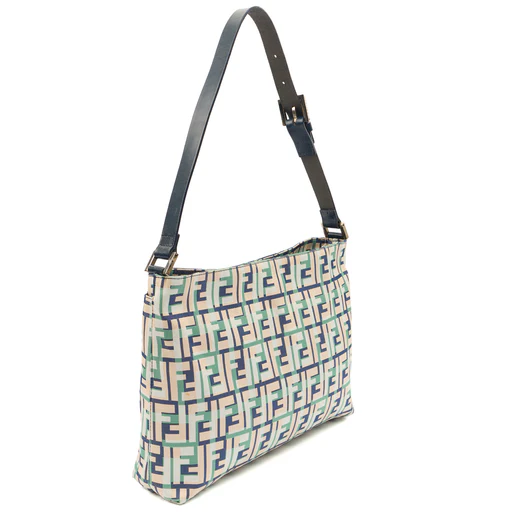Picture of Fendi Shoulder Bag Zucca Tote in Green, Leather