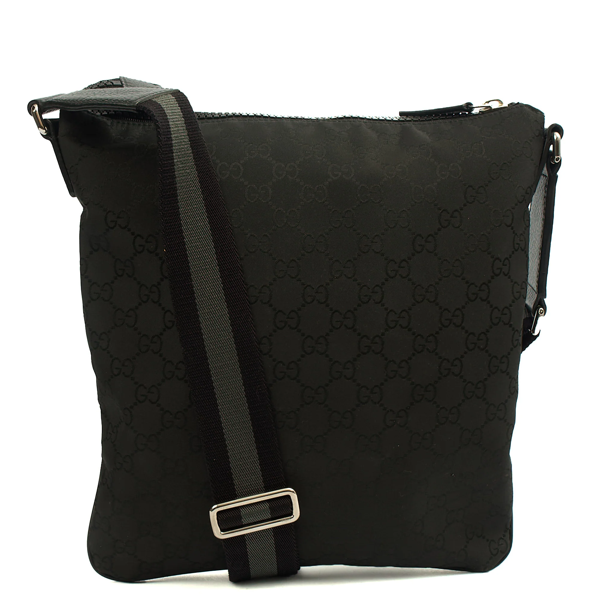 Picture of Gucci Cross Body Messenger in Black, GG Canvas