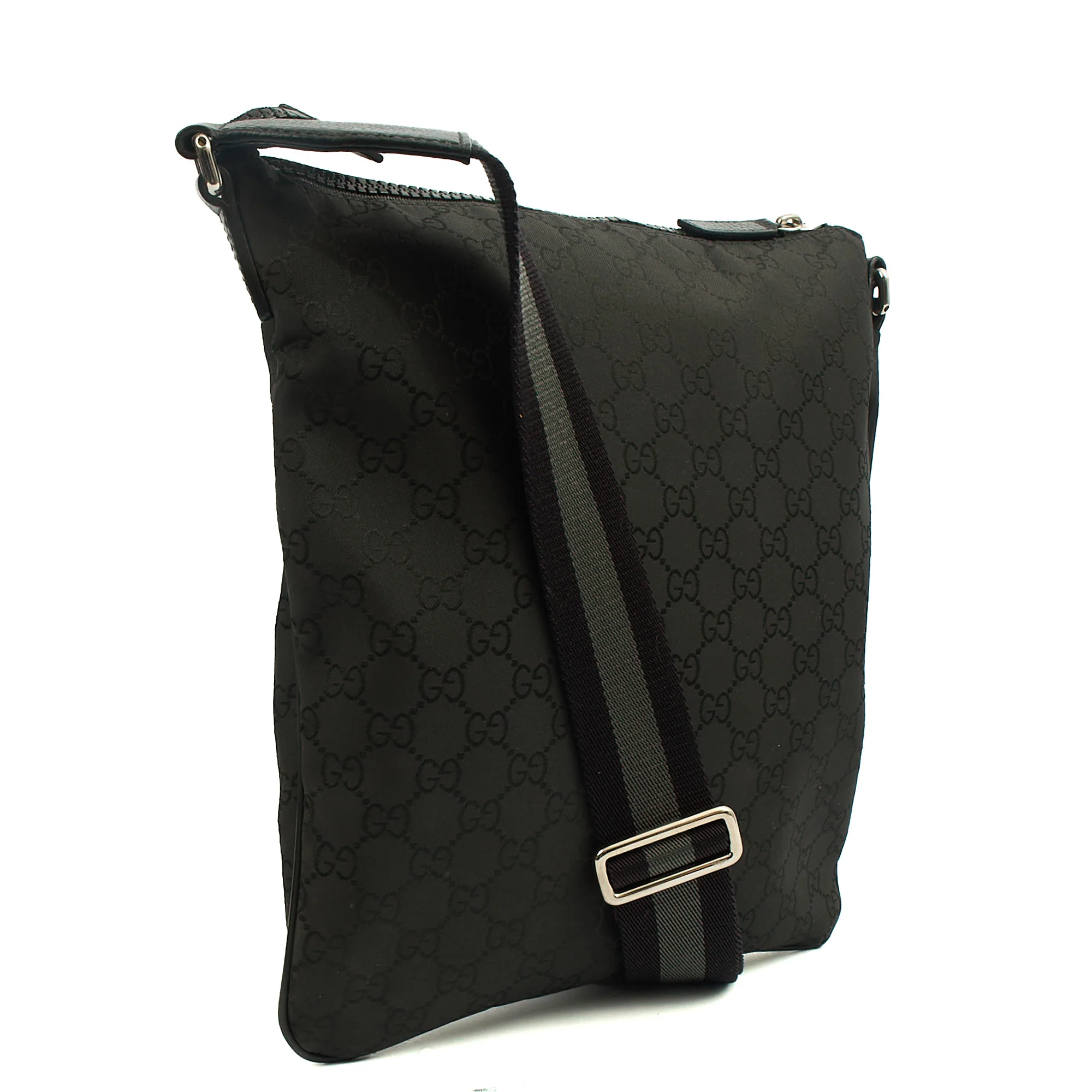 Picture of Gucci Cross Body Messenger in Black, GG Canvas