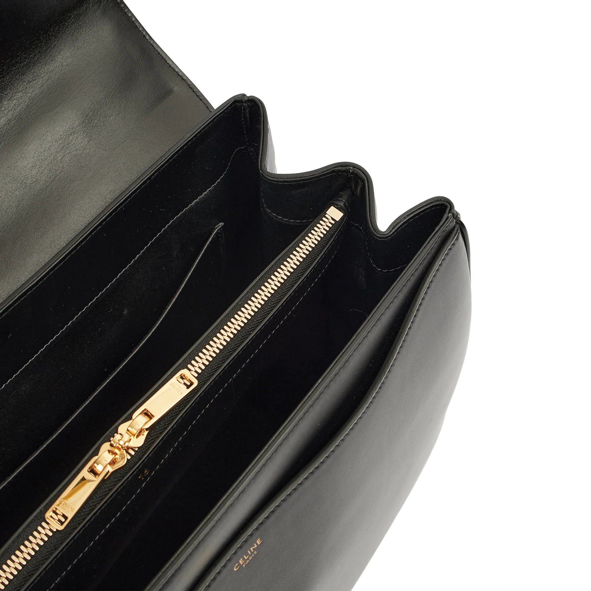Picture of Celine Tote Box Bag - Medium in Black, Leather