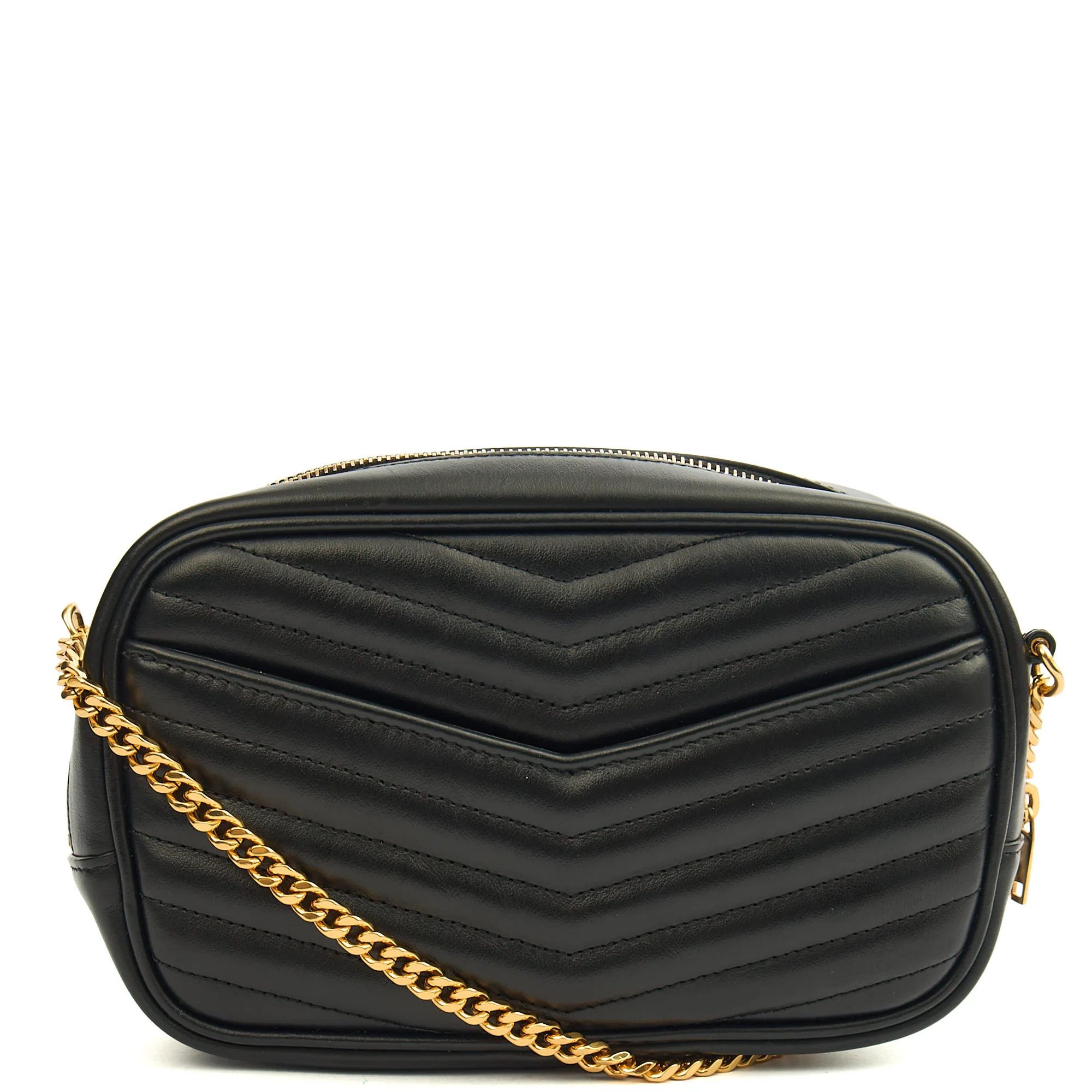 Picture of Saint Laurent Cross Body Lou Mini Crossbody in Black, Leather