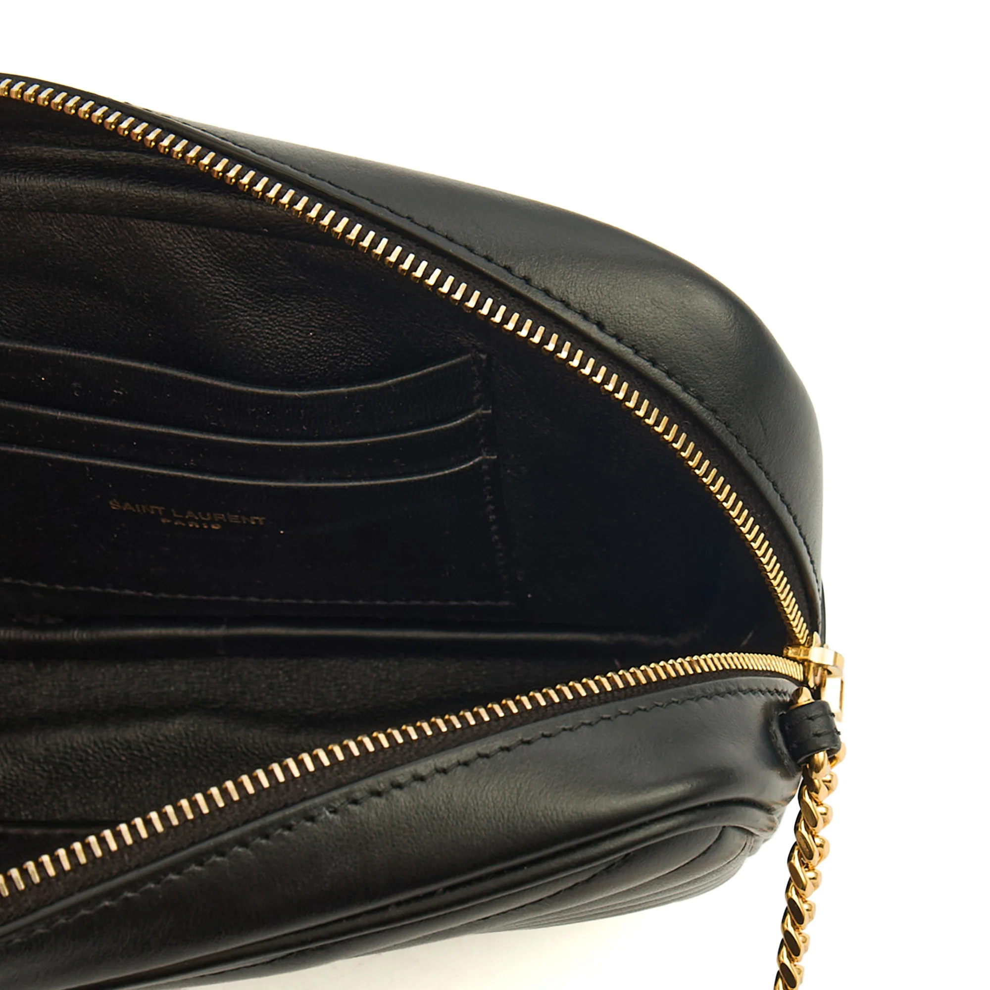 Picture of Saint Laurent Cross Body Lou Mini Crossbody in Black, Leather
