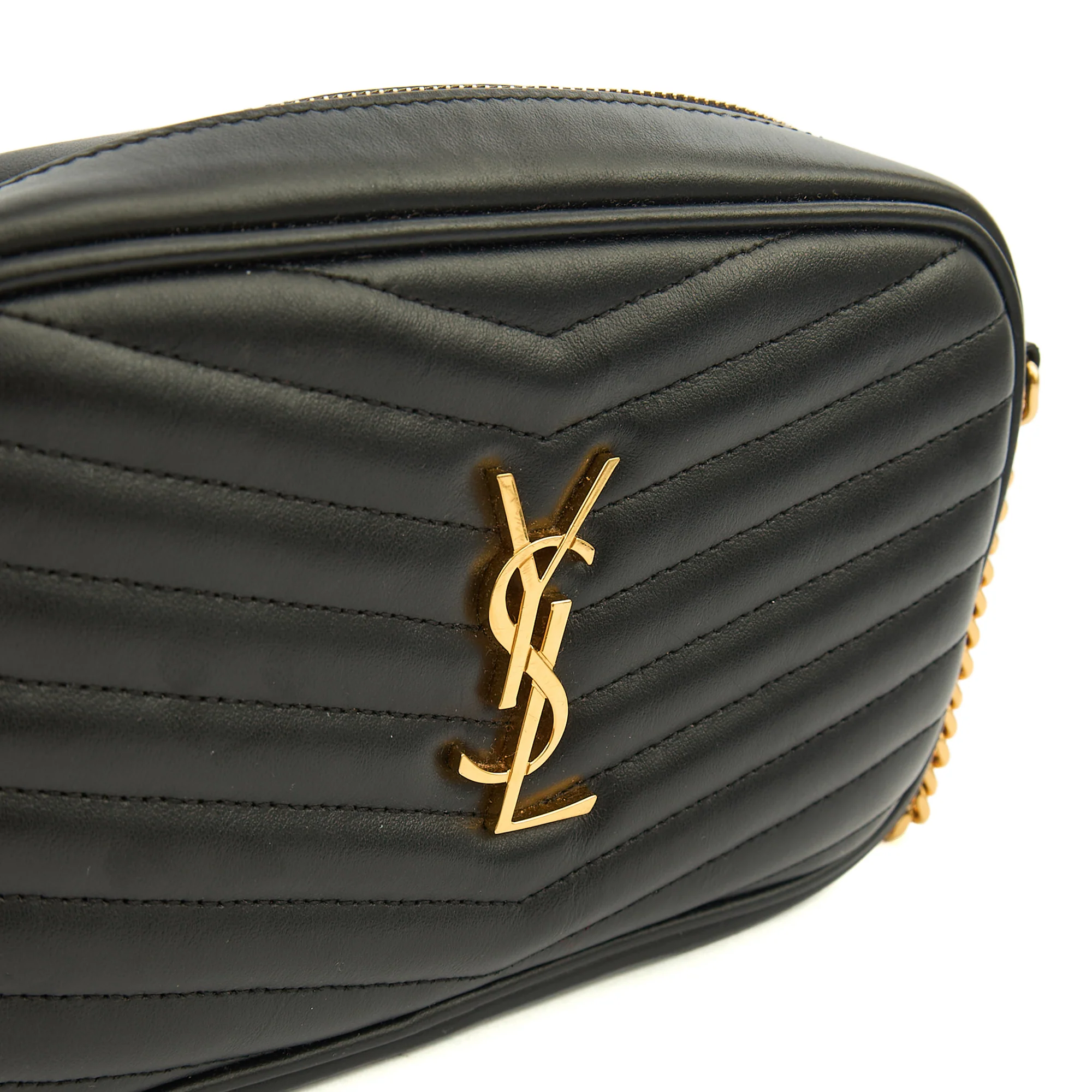 Picture of Saint Laurent Cross Body Lou Mini Crossbody in Black, Leather